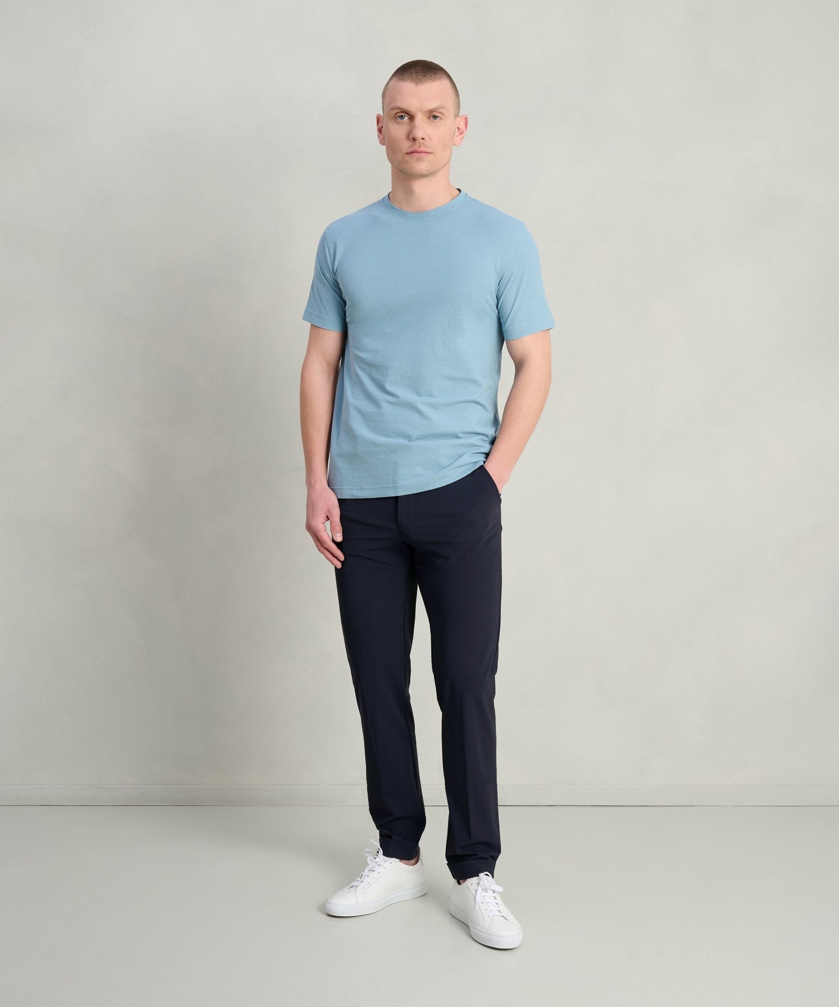 SOCI3TY T-shirt Cool Cotton lichtblauw - THE SOCIETY SHOP