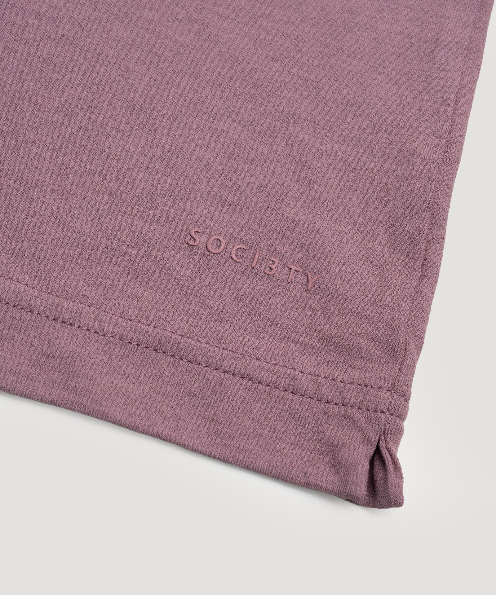 SOCI3TY Limited Fashion T-shirt Cool Cotton mauve - THE SOCIETY SHOP