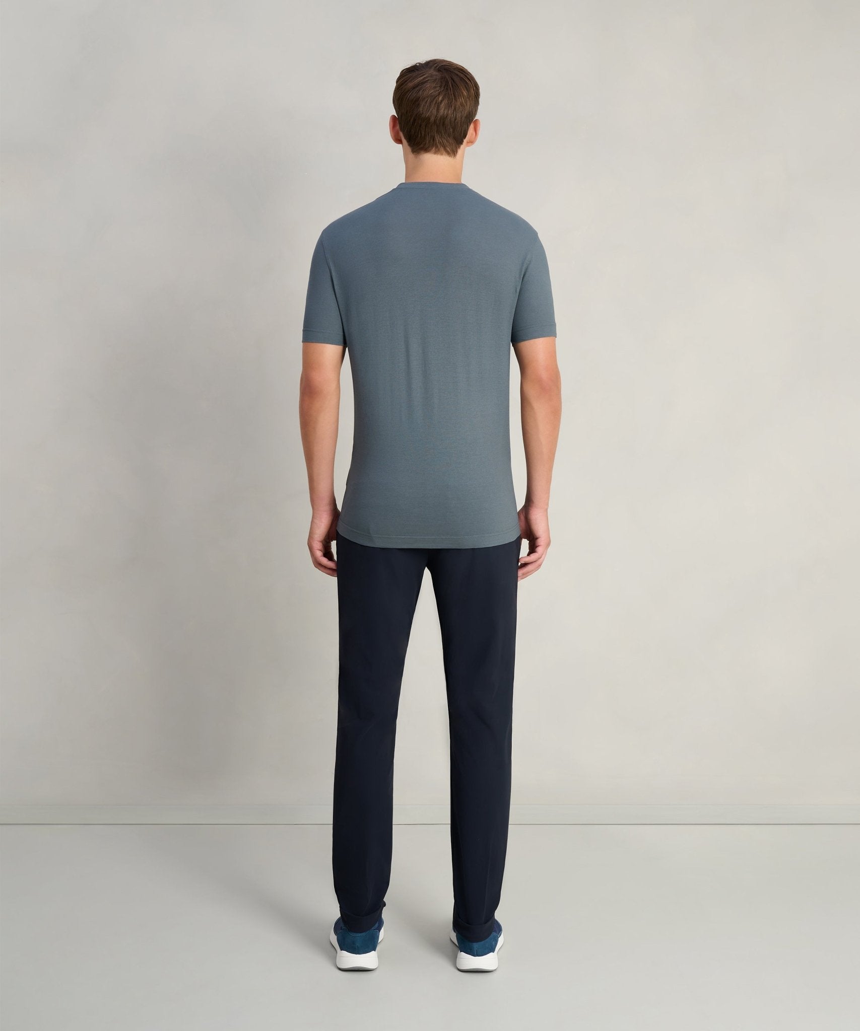 SOCI3TY Limited T-shirt Cool Cotton staalblauw - THE SOCIETY SHOP