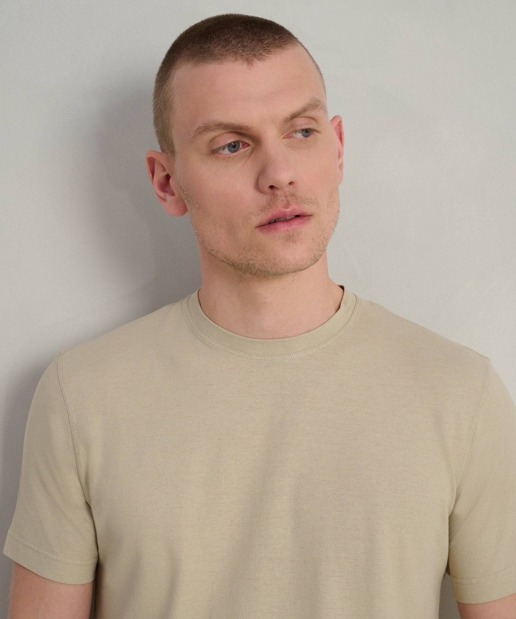 SOCI3TY T-shirt Cool Cotton zand - THE SOCIETY SHOP