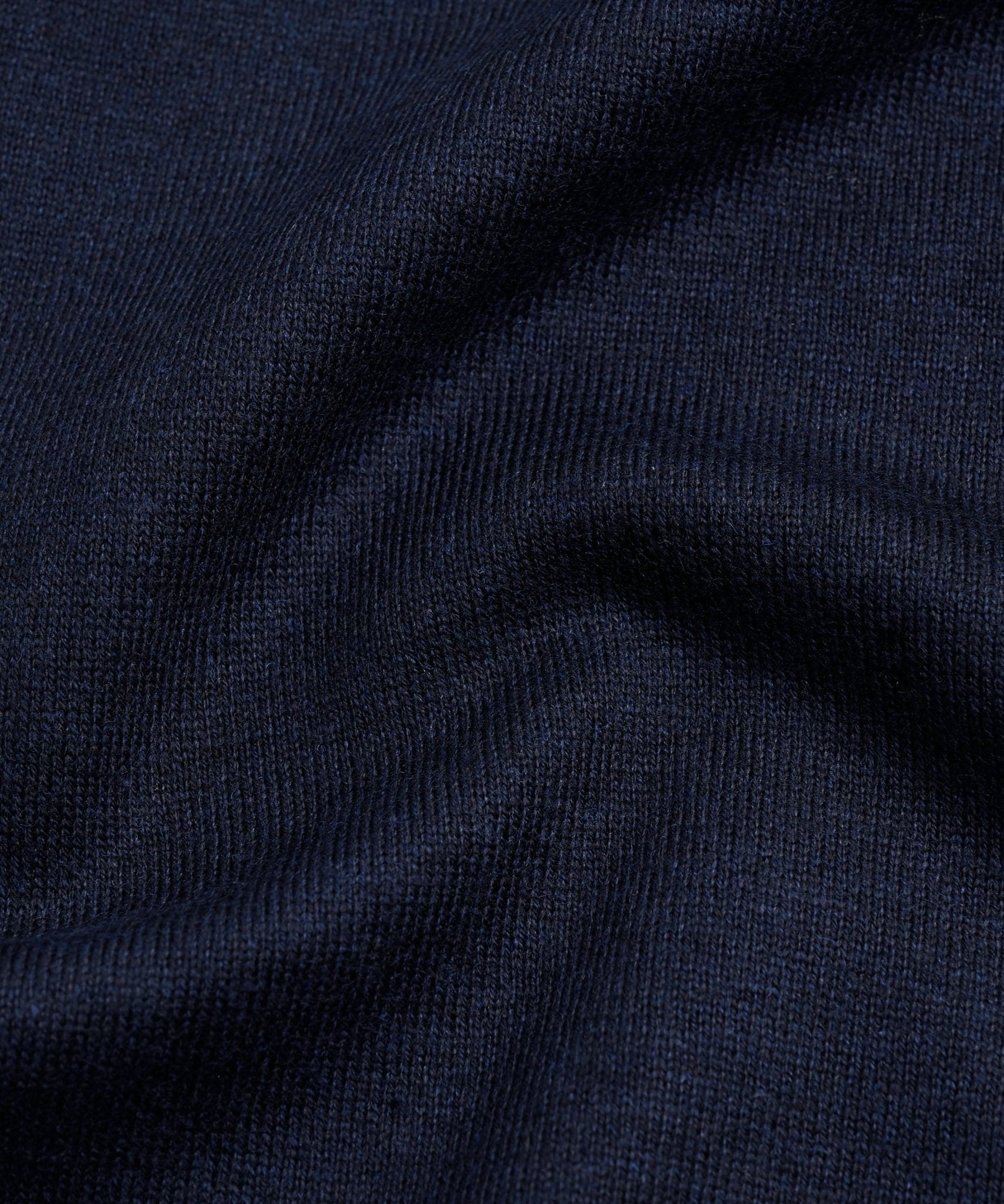 SOCI3TY T-shirt katoen/zijde/kasjmier donkerblauw - The Society Shop