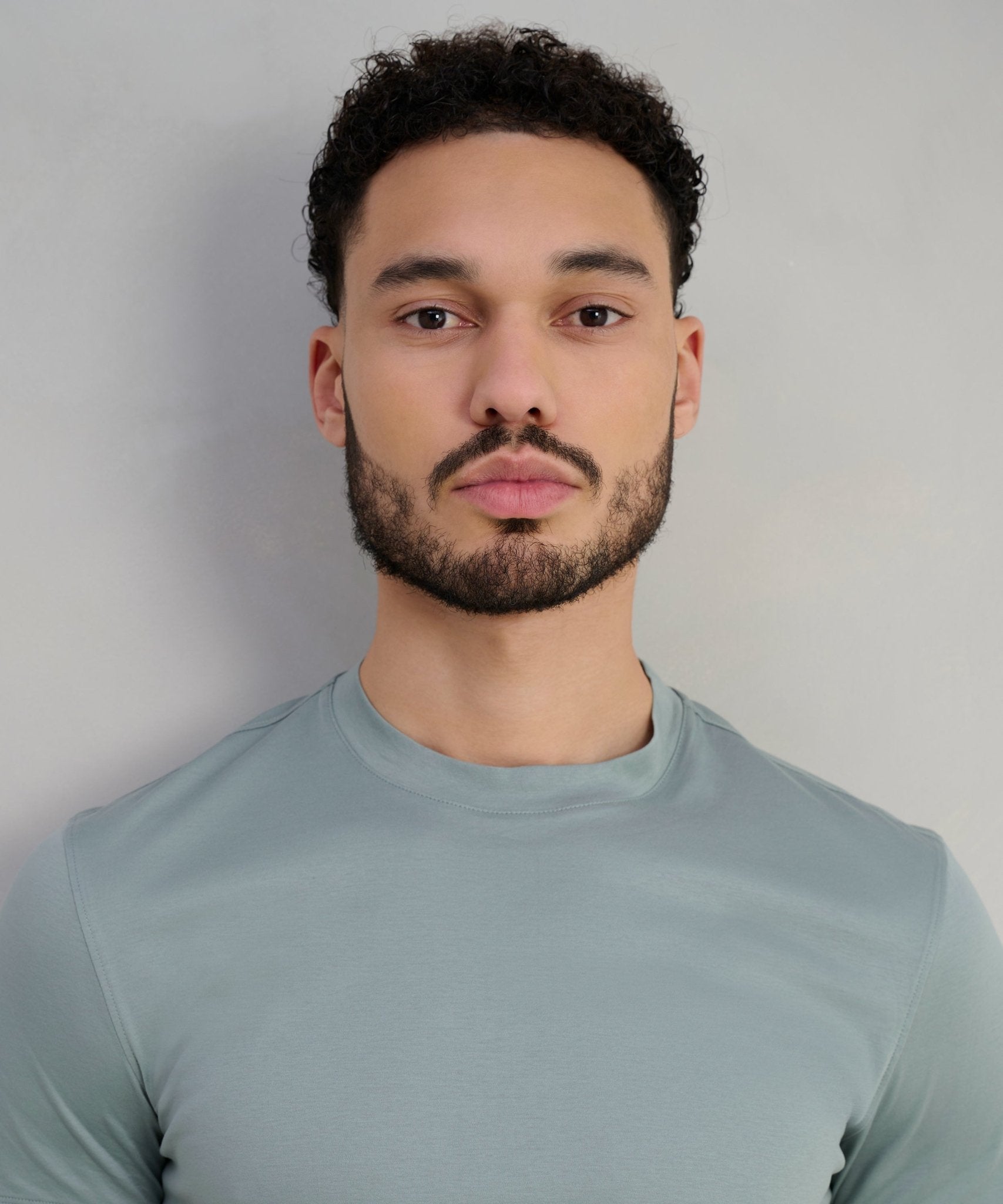 SOCI3TY T-shirt mercerized katoen mintgroen - The Society Shop