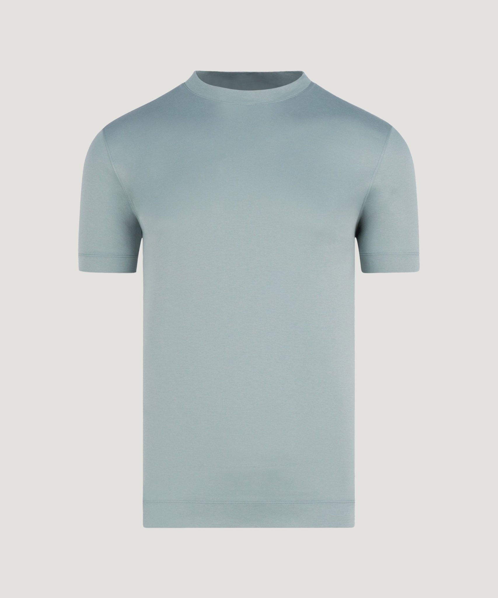 SOCI3TY T-shirt mercerized katoen mintgroen - The Society Shop