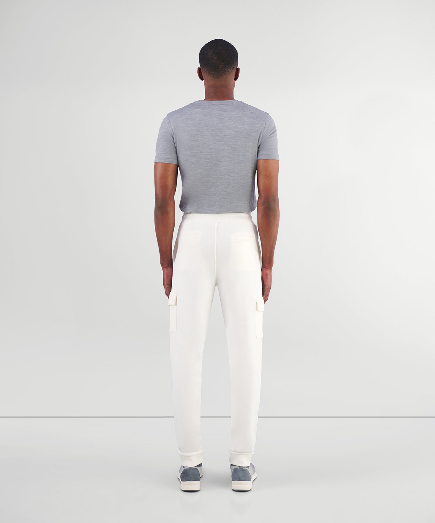 SOCI3TY T-shirt merinowol grijs - The Society Shop