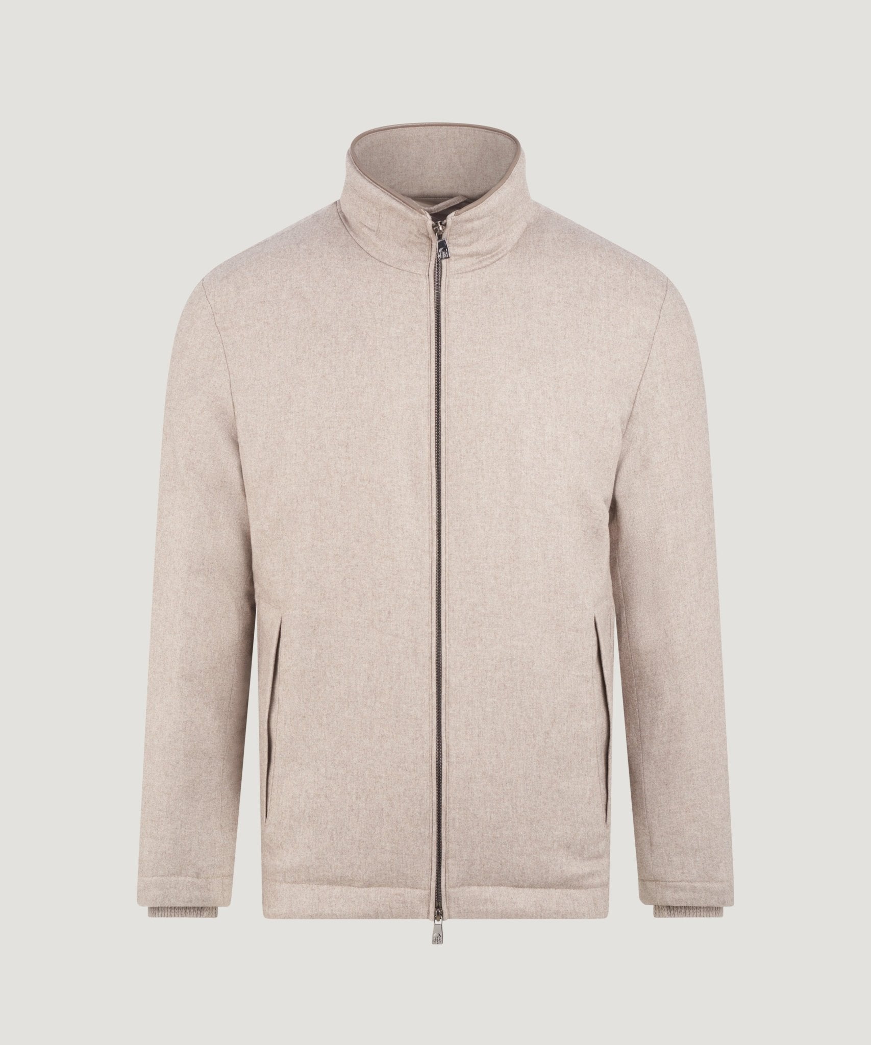 Corneliani Technical jacket kasjmiermix beige - THE SOCIETY SHOP