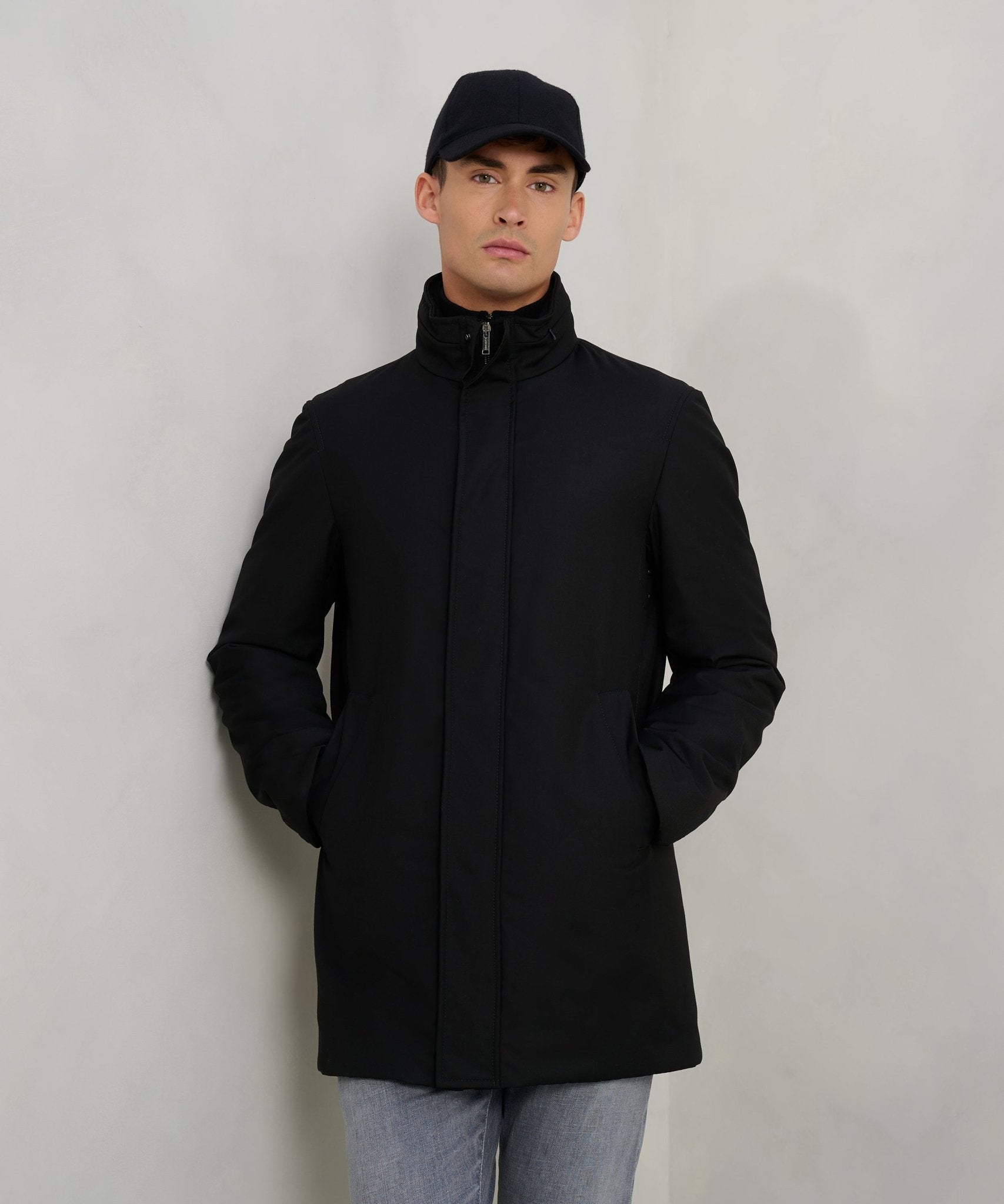 SOCI3TY Limited Technical Wool Parka zwart - THE SOCIETY SHOP