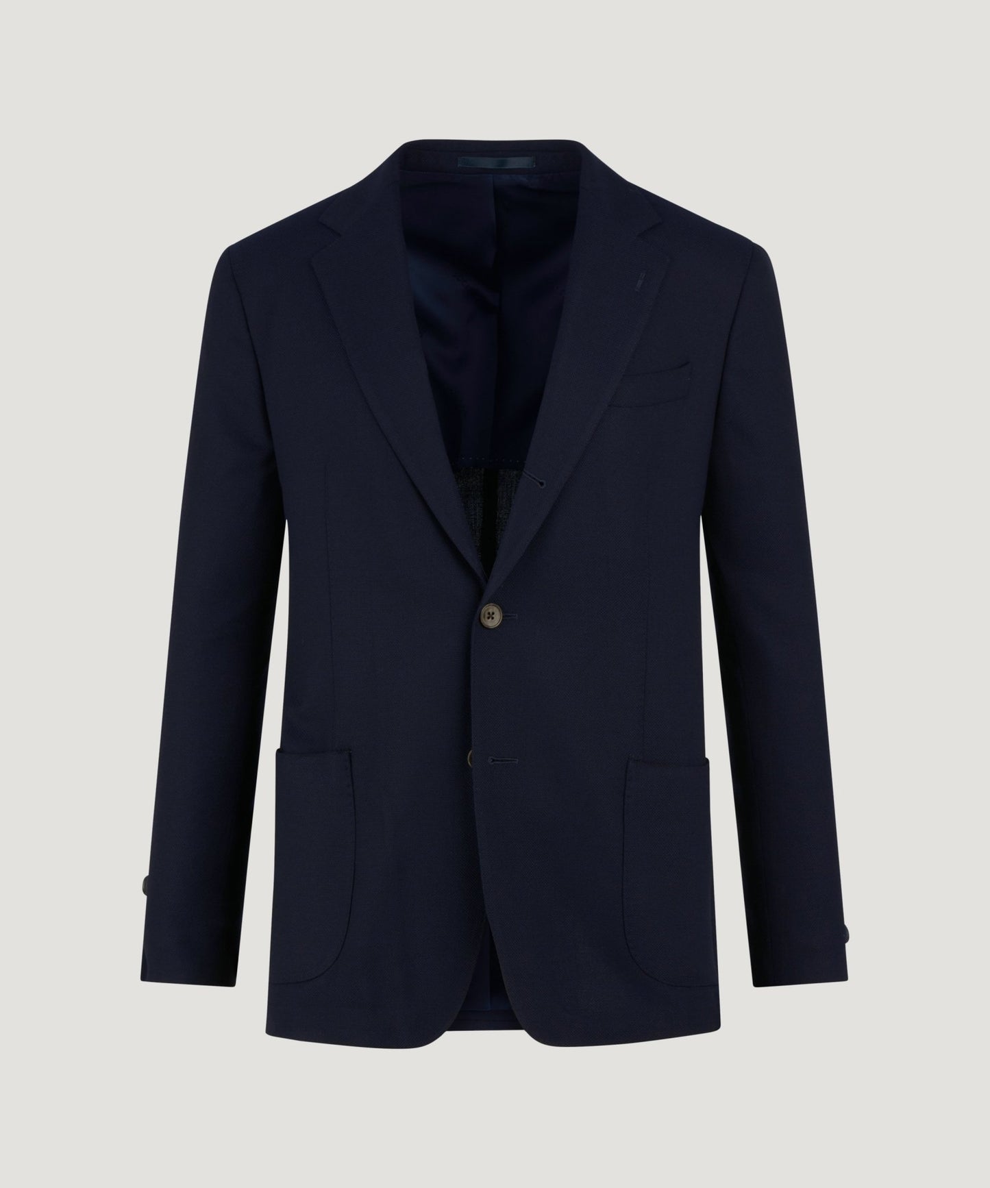 SOCI3TY Limited The Blazer merinowol stretch donkerblauw (Flexo by Reda) - THE SOCIETY SHOP