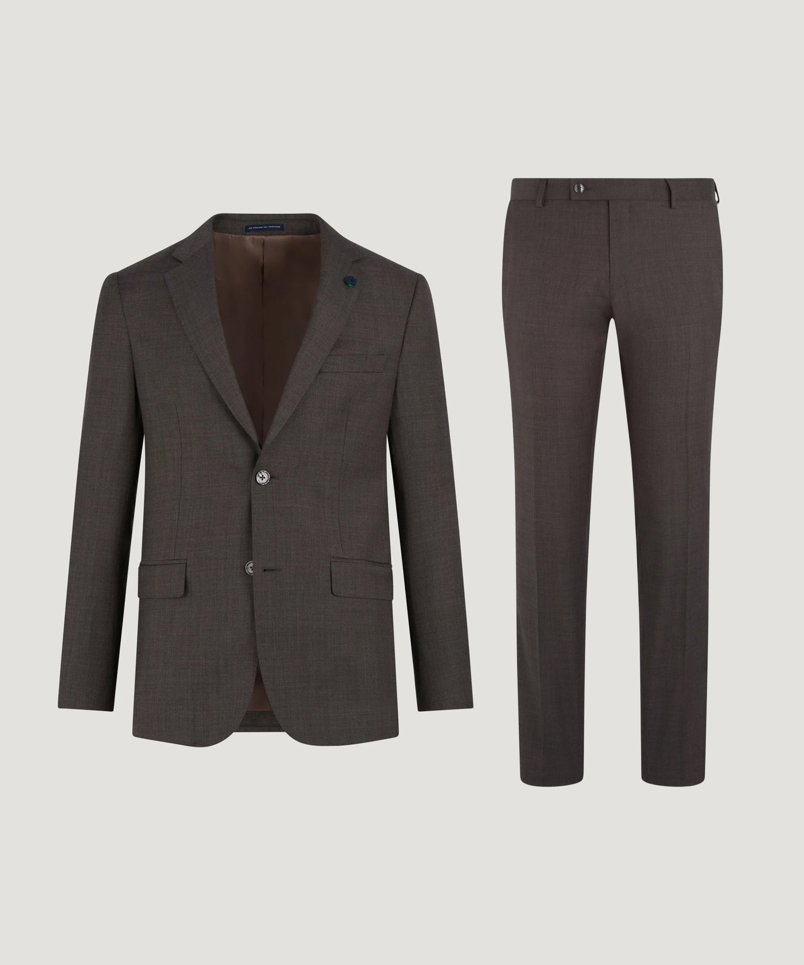 SOCI3TY Limited The Business Editions pak S110's sharkskin wol donkerbruin - THE SOCIETY SHOP