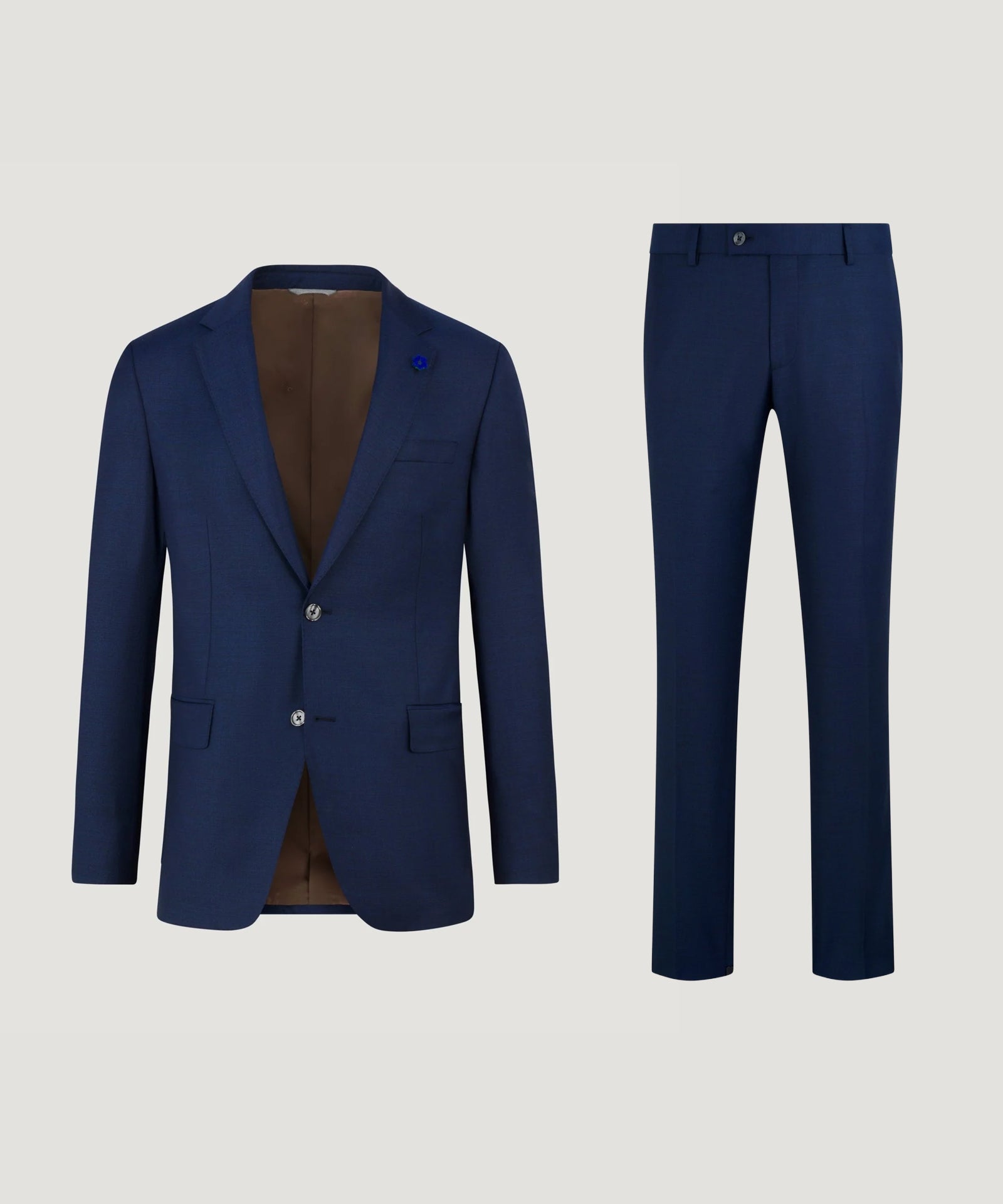 SOCI3TY The Business Editions pak S110's sharkskin wol middenblauw - THE SOCIETY SHOP