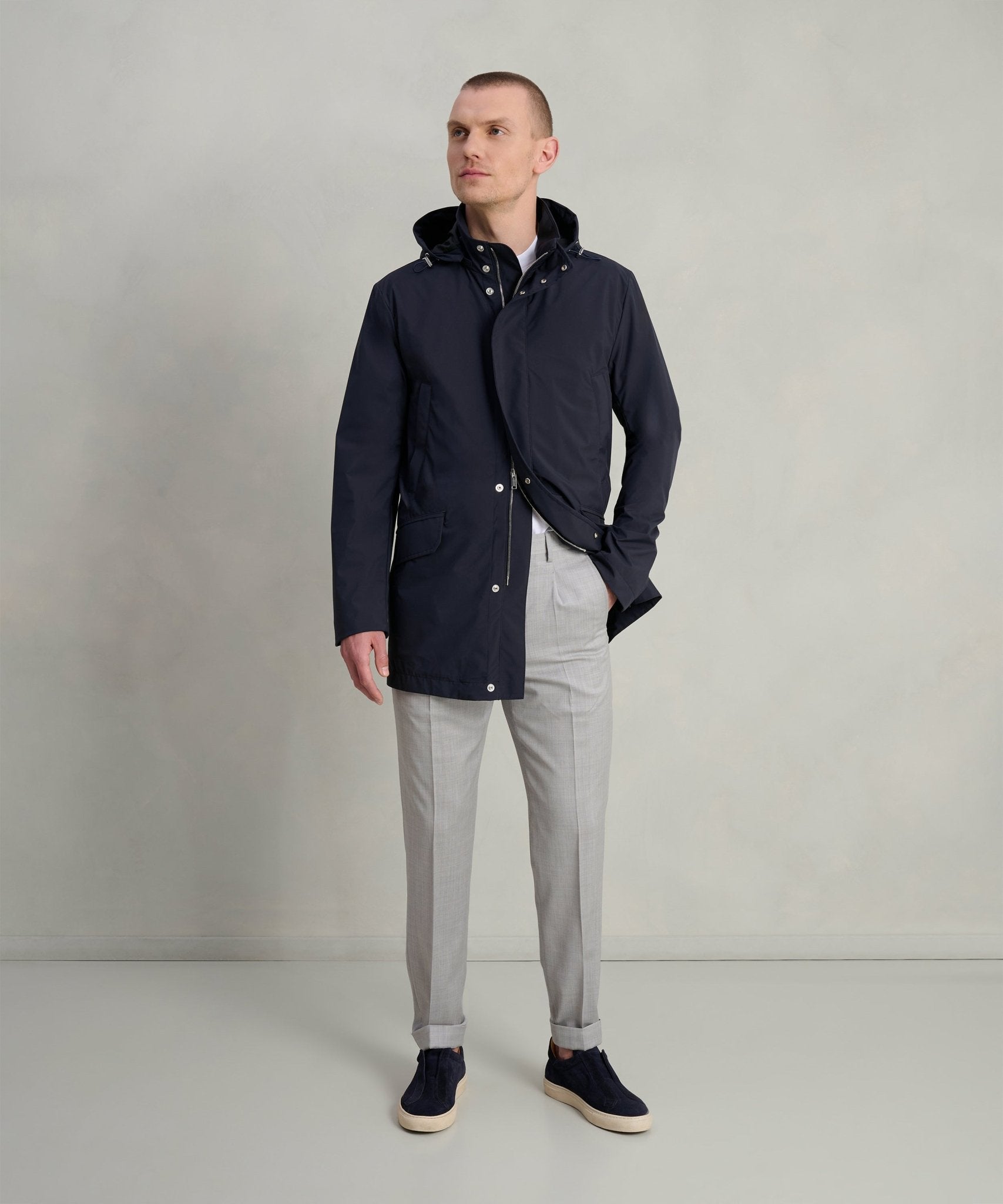 SOCI3TY The Parka donkerblauw - THE SOCIETY SHOP
