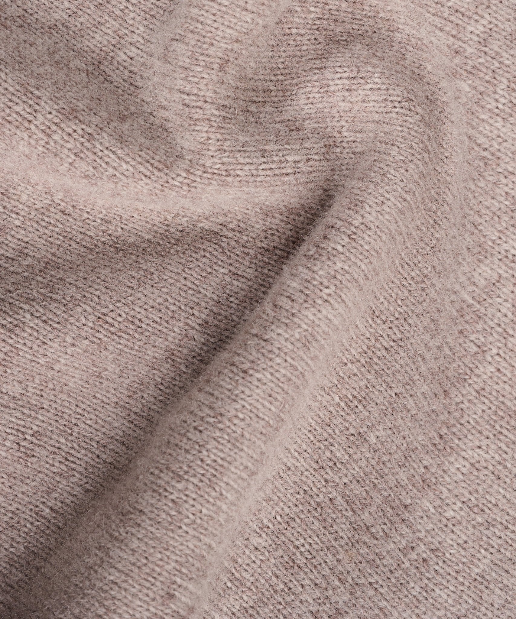 SOCI3TY Trui crewneck RWS wolmix lichtbruin - THE SOCIETY SHOP