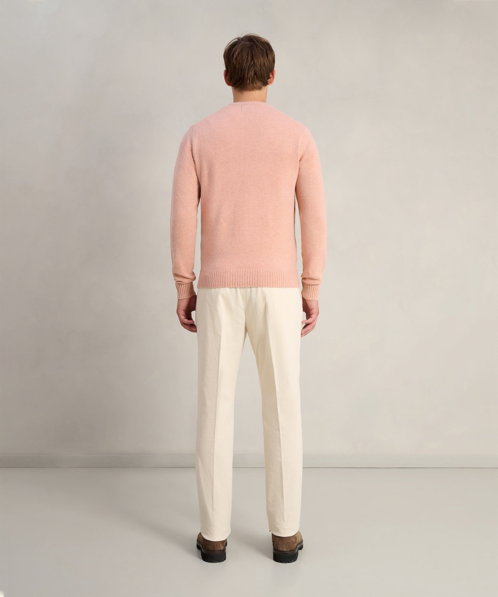 SOCI3TY Trui crewneck RWS wolmix roze - THE SOCIETY SHOP