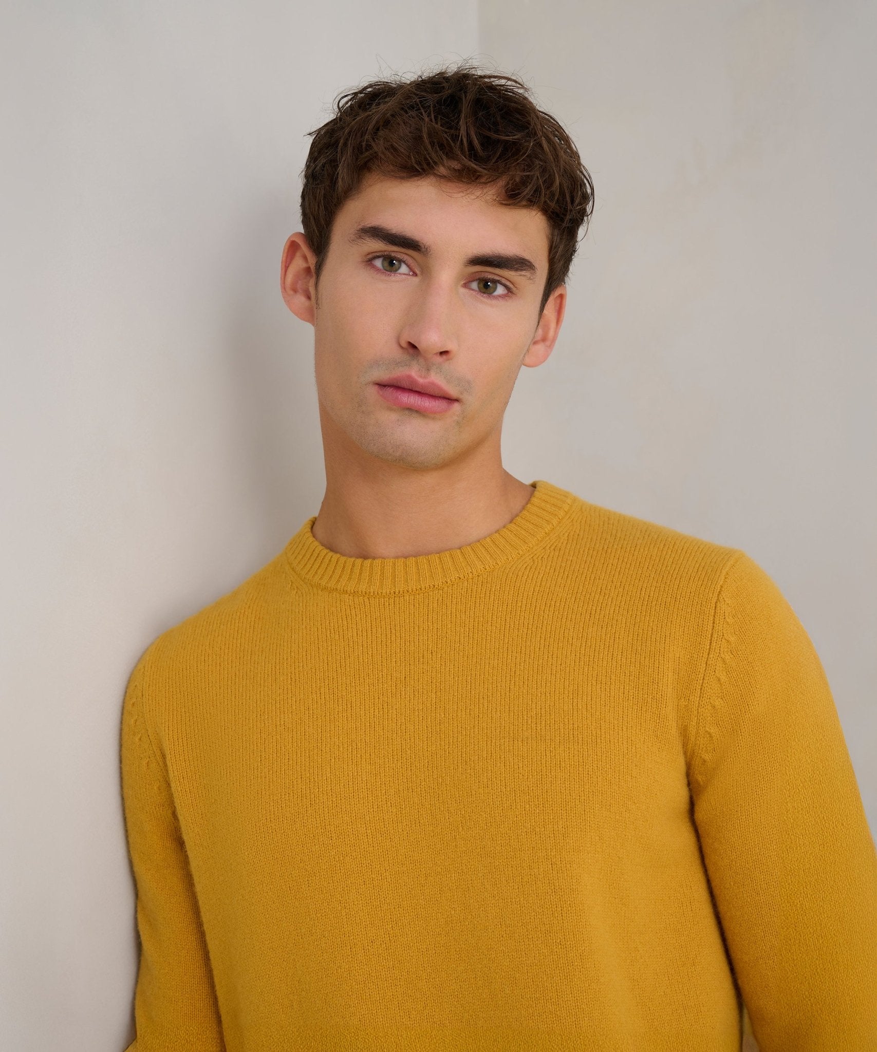 SOCI3TY Trui crewneck wolblend goldfish - The Society Shop