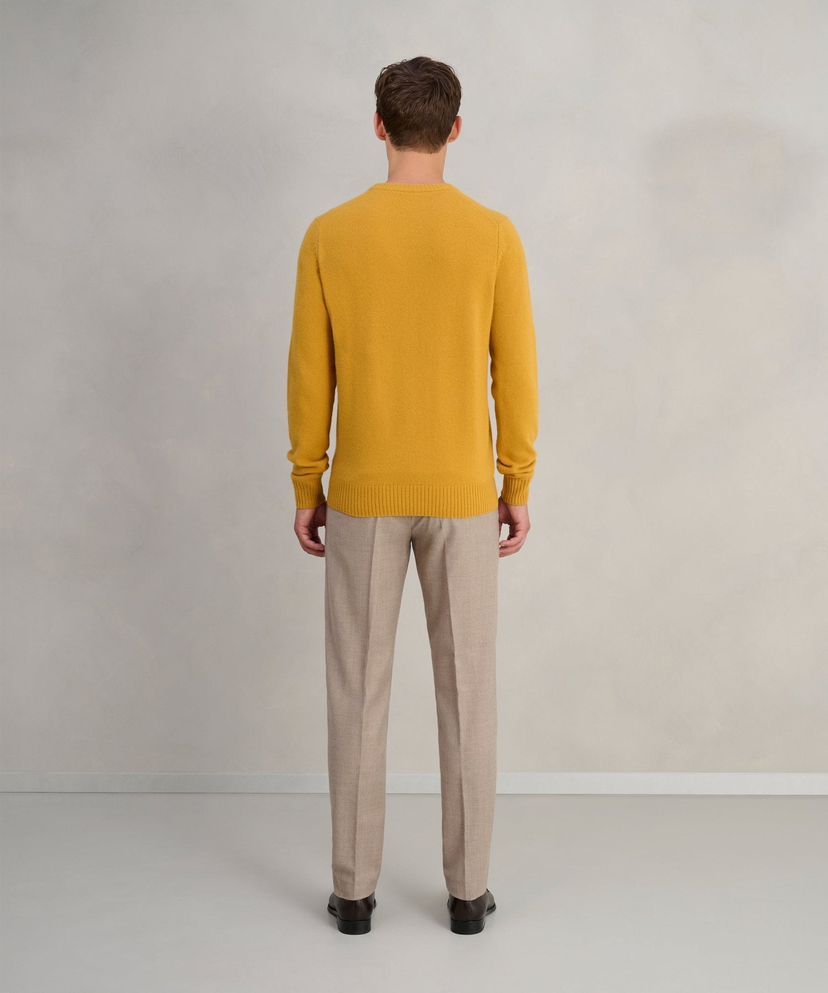 SOCI3TY Trui crewneck wolblend goldfish - The Society Shop
