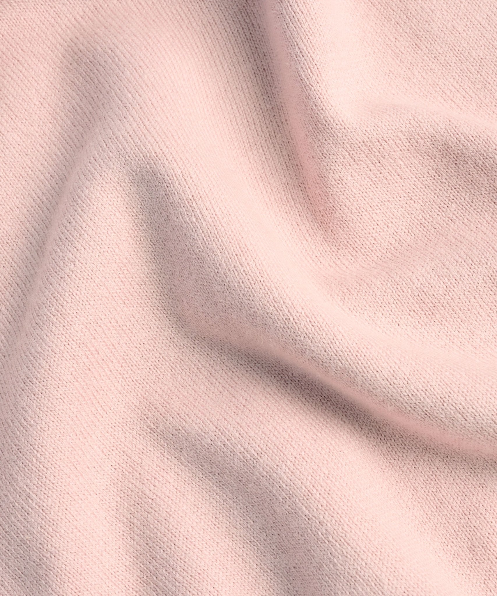 SOCI3TY Limited Trui half - zip Cotton Cashmere comfy pink - THE SOCIETY SHOP