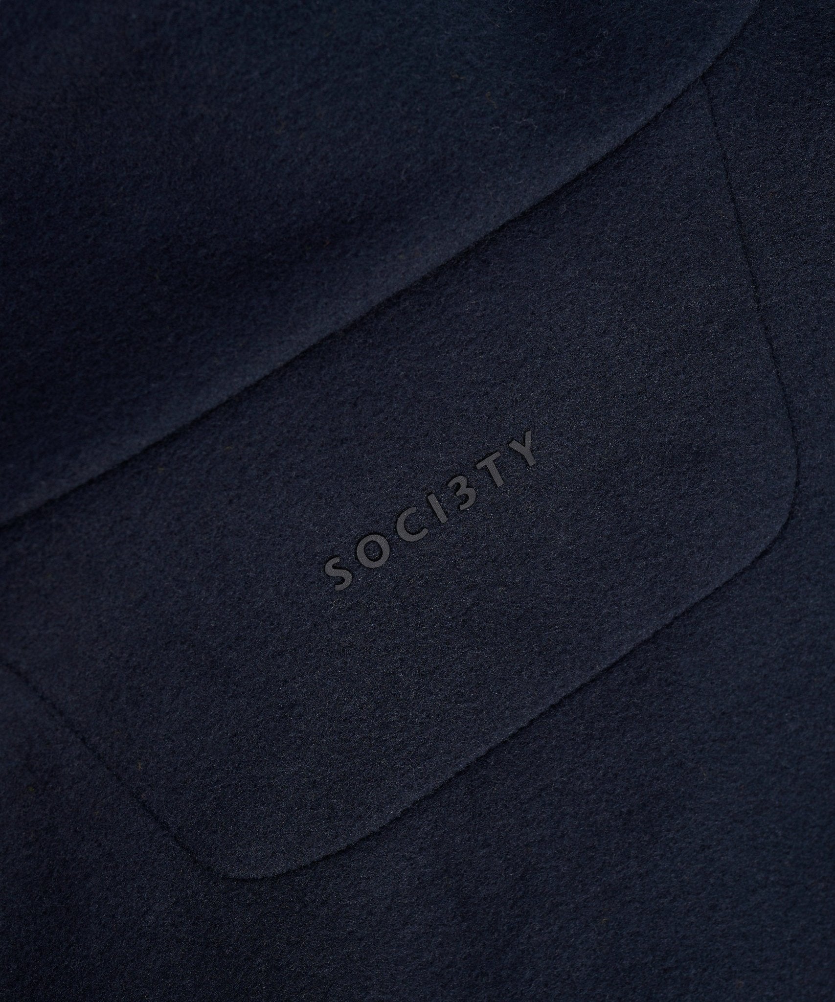SOCI3TY Trui half - zip polar fleece donkerblauw - The Society Shop