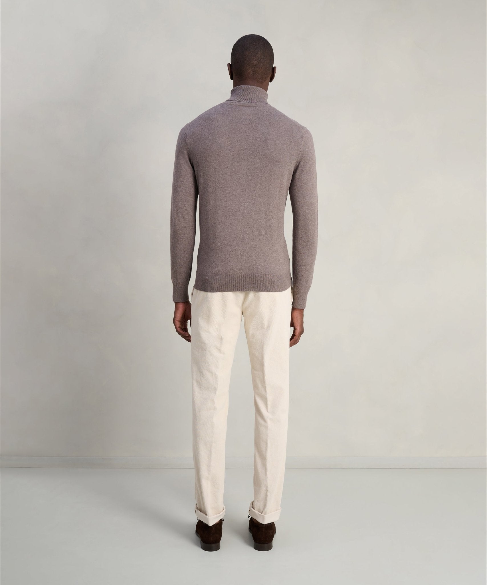 SOCI3TY Limited Trui turtleneck Cotton Cashmere bruin - THE SOCIETY SHOP