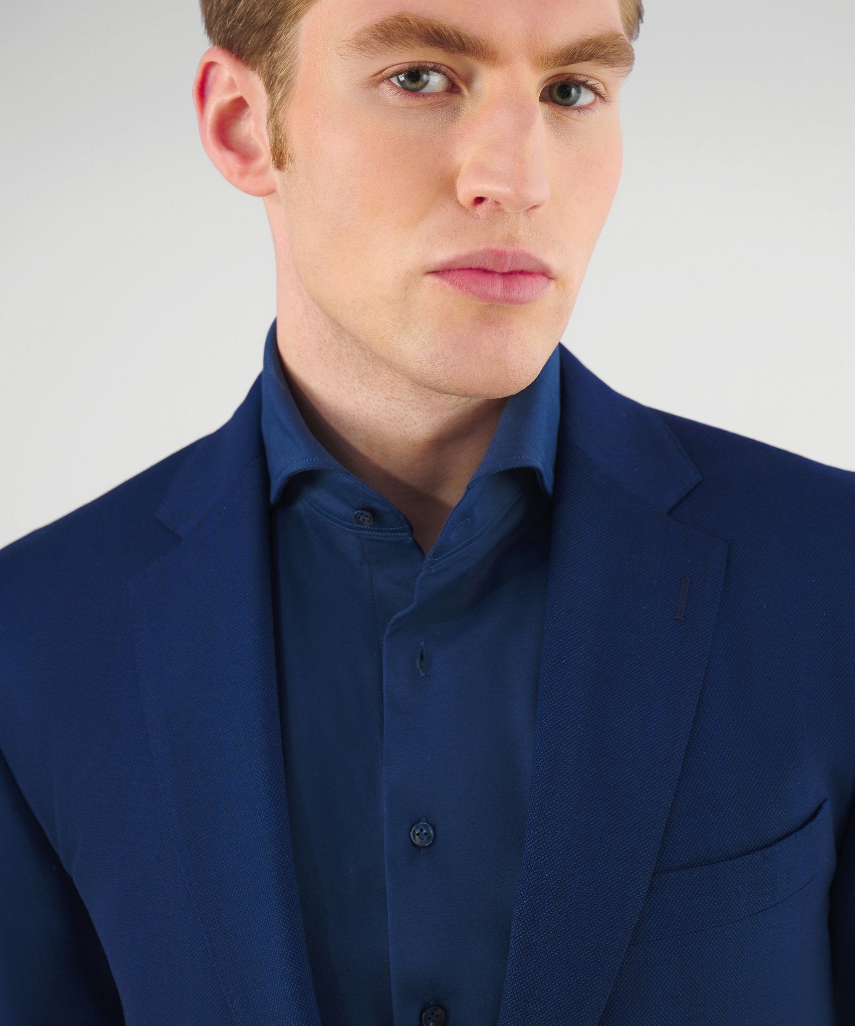 SOCI3TY Tweedelig donkerblauw pak by Tessuti Biella - The Society Shop