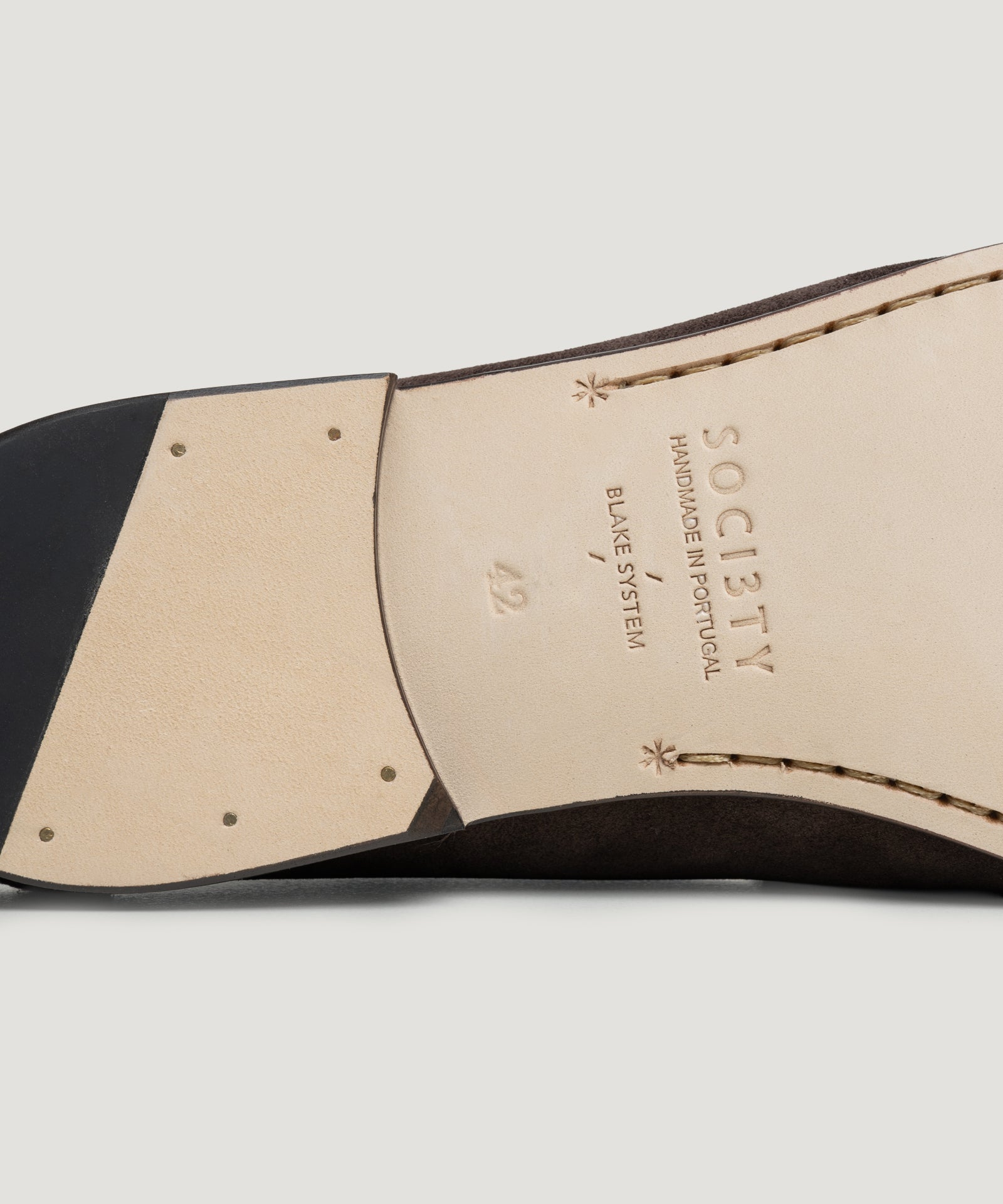 SOCI3TY Limited Fashion Unlined penny loafer suède donkerbruin - THE SOCIETY SHOP