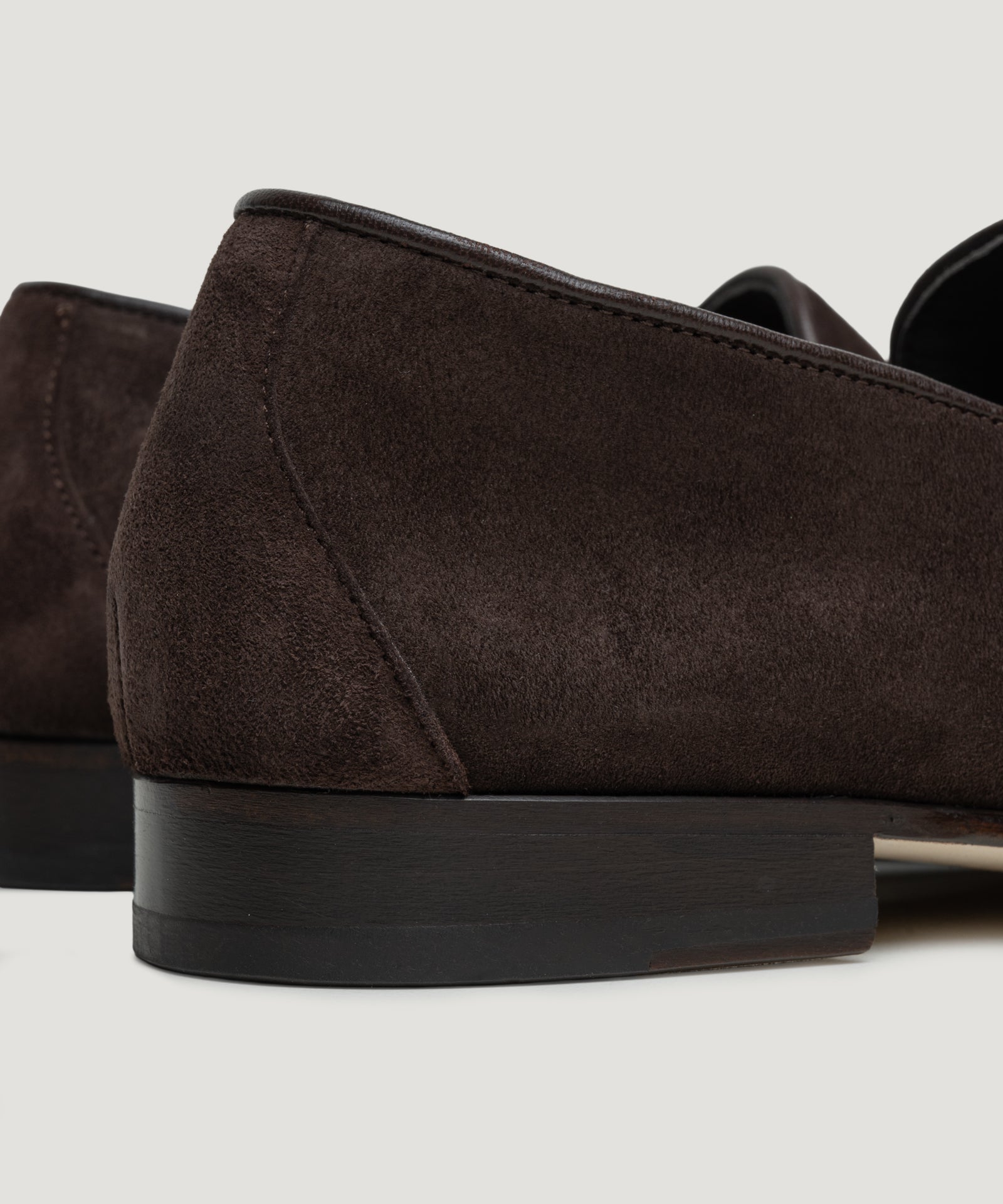 SOCI3TY Limited Fashion Unlined penny loafer suède donkerbruin - THE SOCIETY SHOP