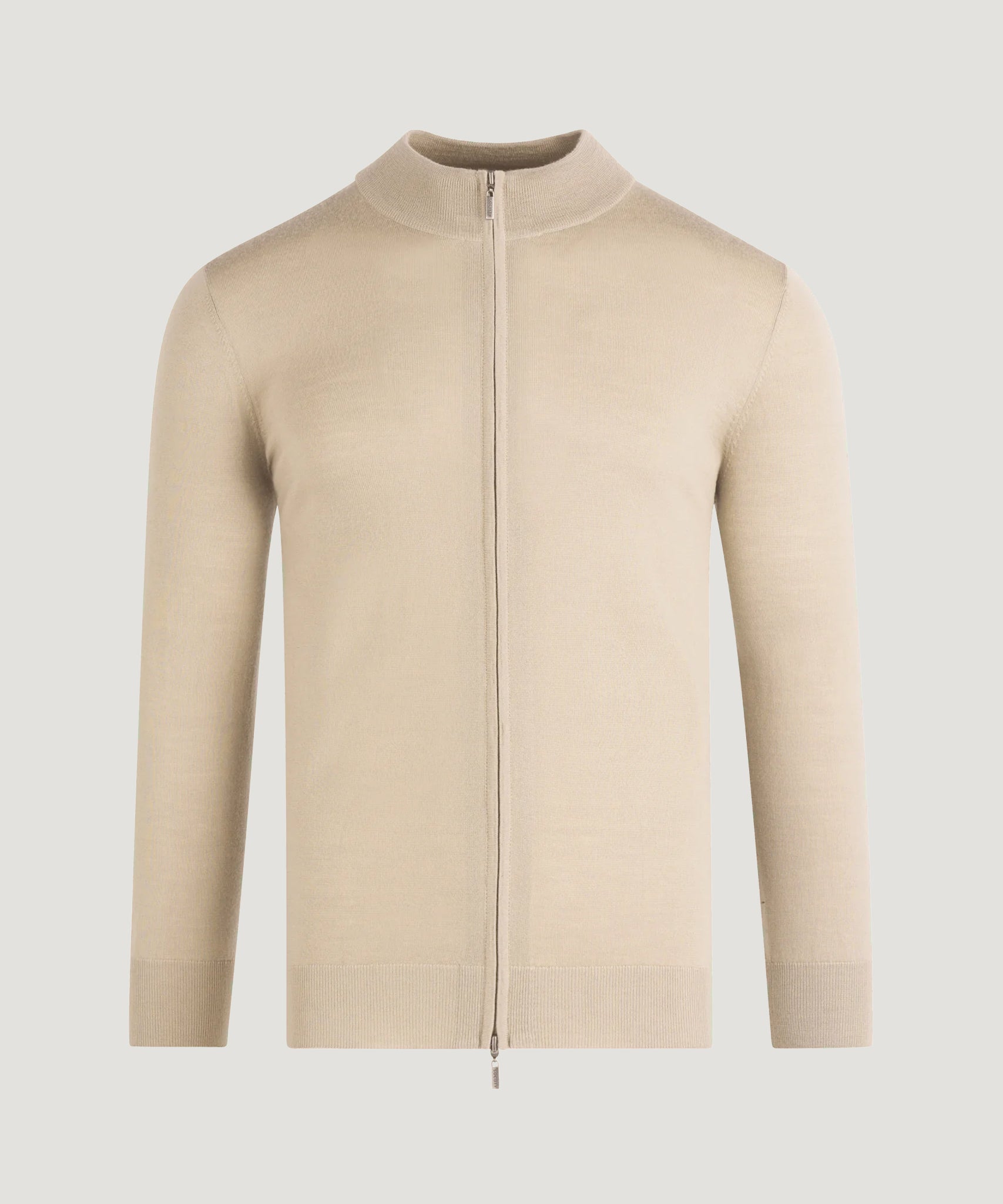 SOCI3TY Vest merinowol lichtbruin - The Society Shop