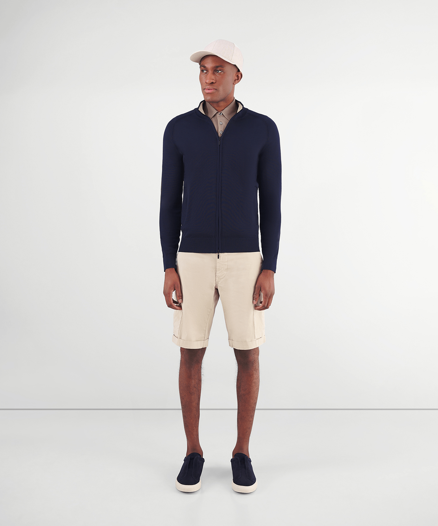 SOCI3TY Vest techfabric donkerblauw - The Society Shop