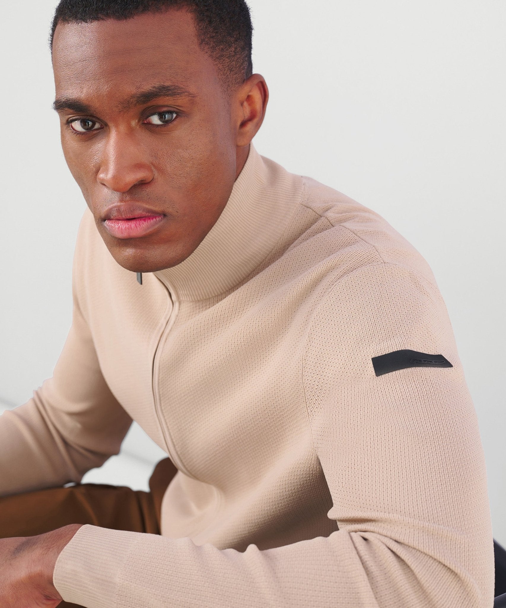Roberto Ricci Design Vest techfabric lichtbruin - The Society Shop