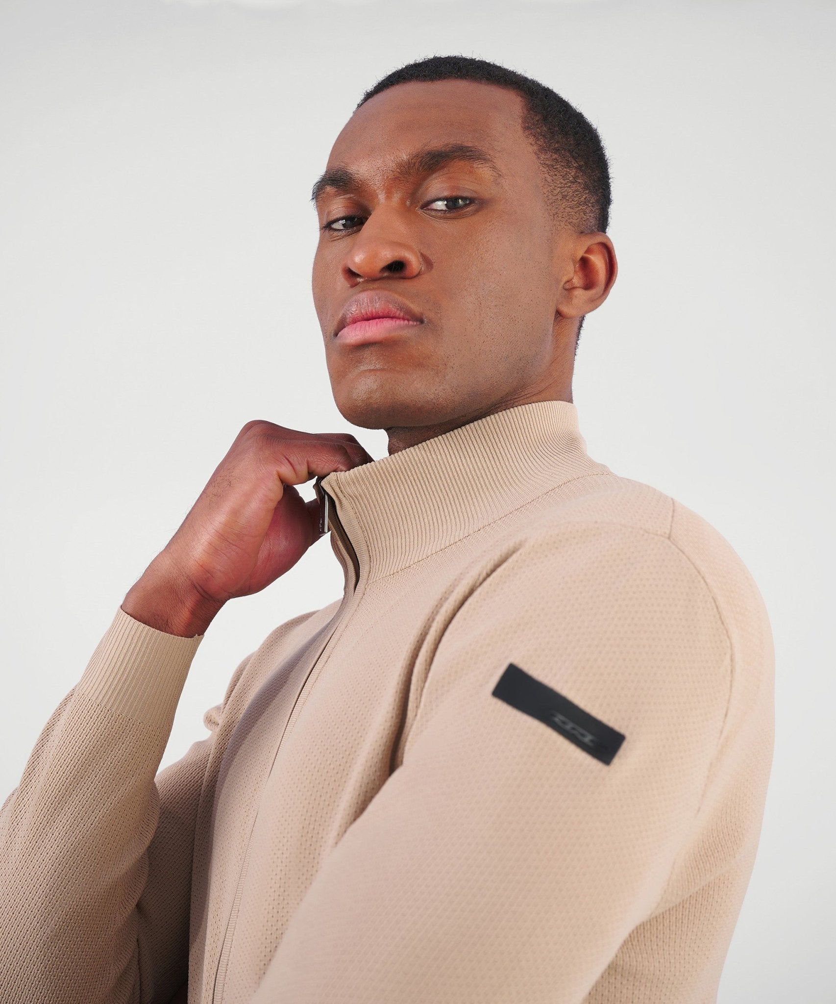Roberto Ricci Design Vest techfabric lichtbruin - The Society Shop