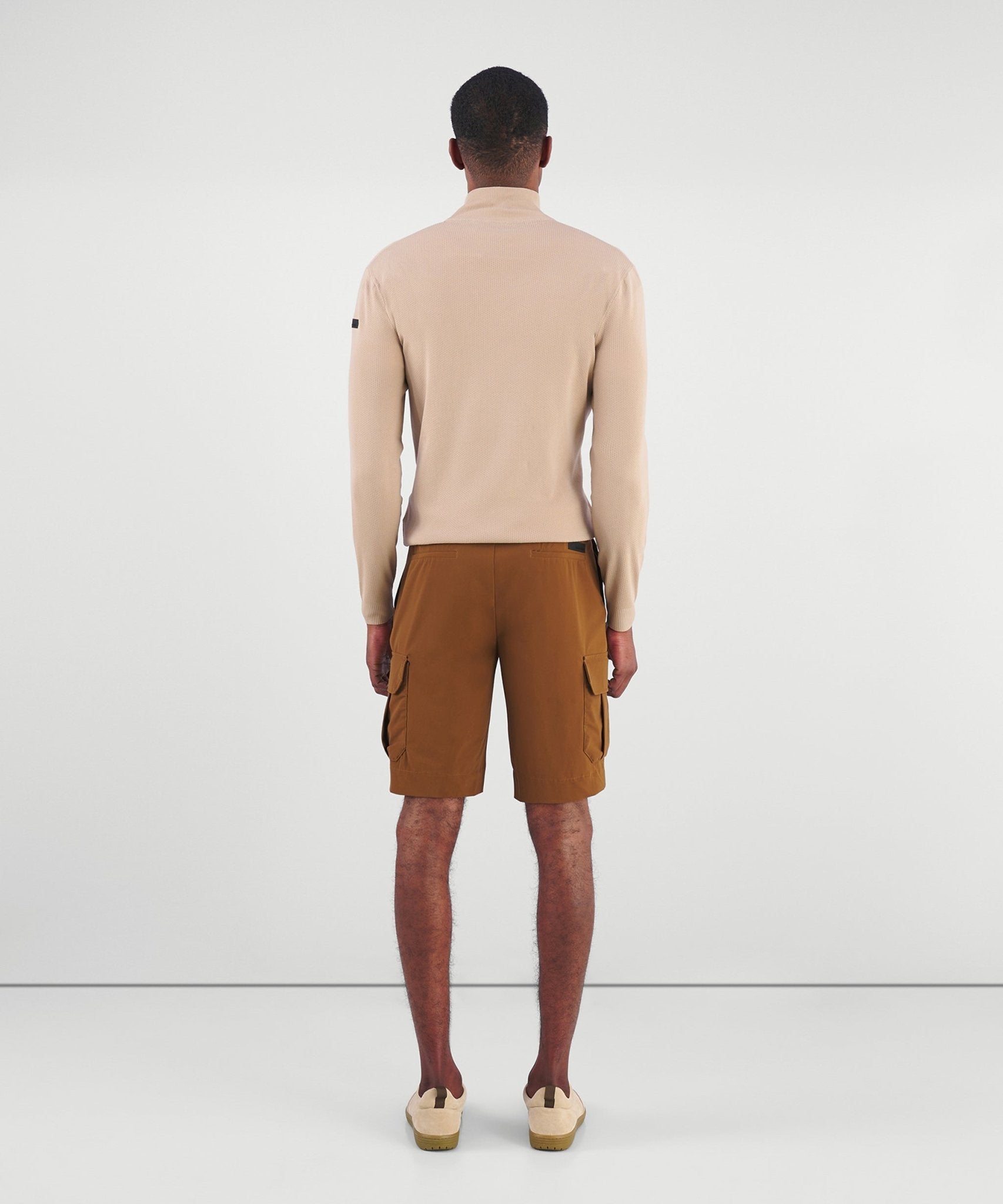 Roberto Ricci Design Vest techfabric lichtbruin - The Society Shop