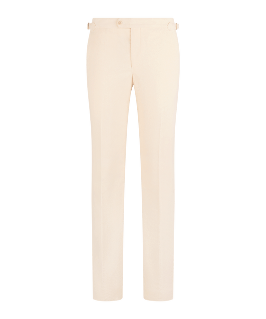 Pantalon off-white katoen