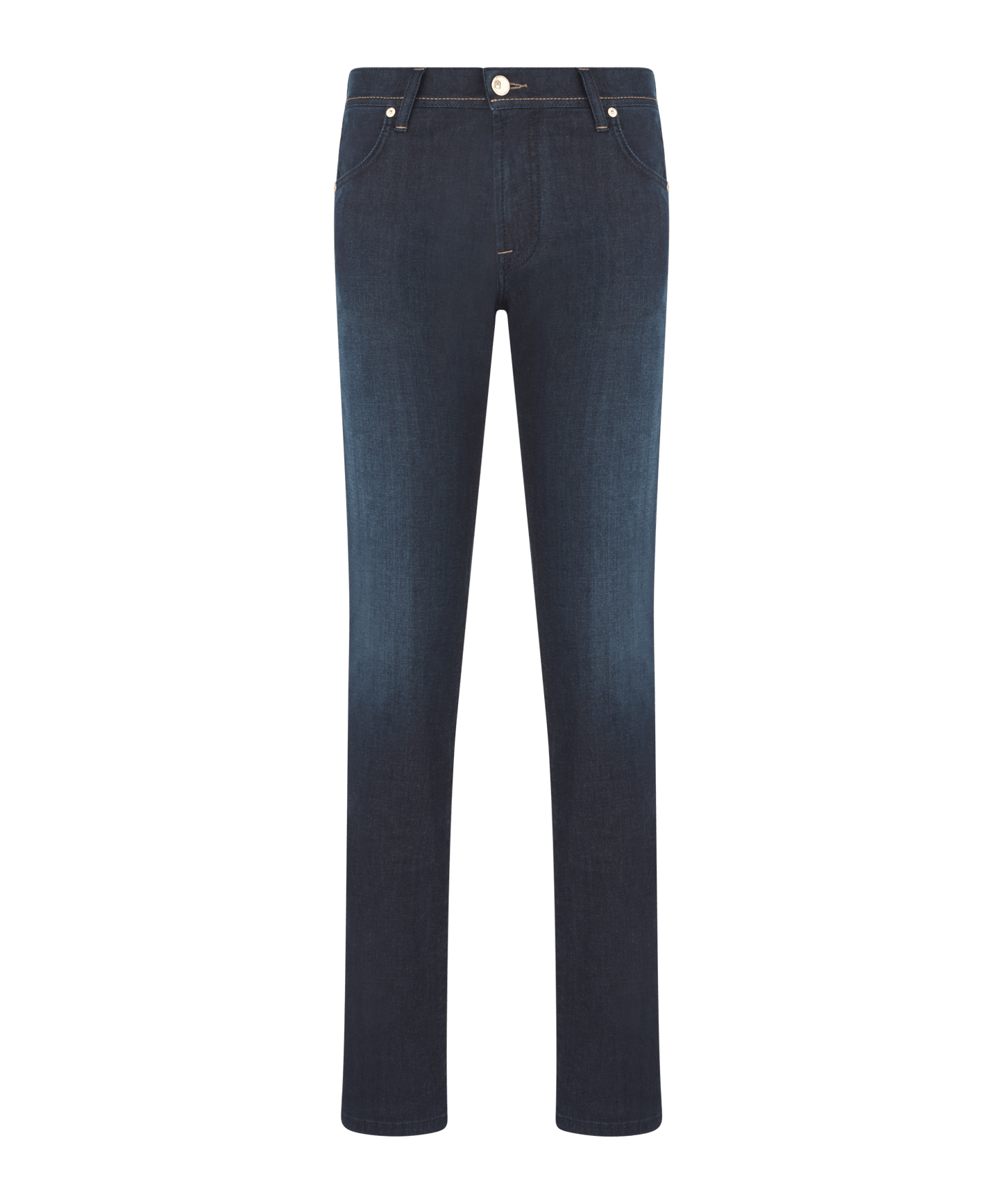 Jeans donkerblauw katoen