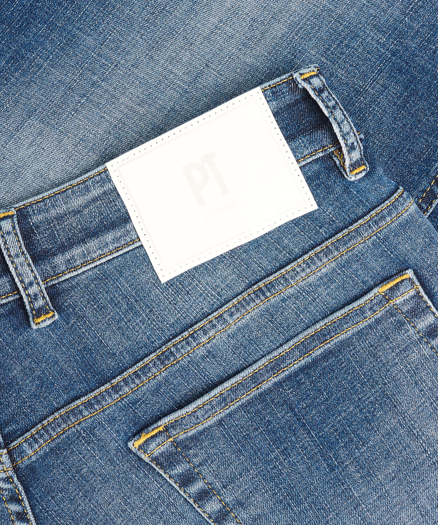 Jeans katoen blauw