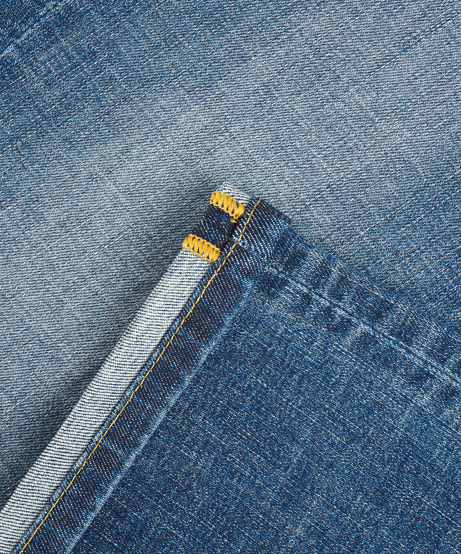 Jeans katoen blauw