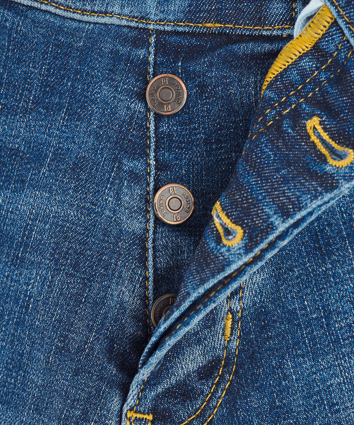 Jeans katoen blauw