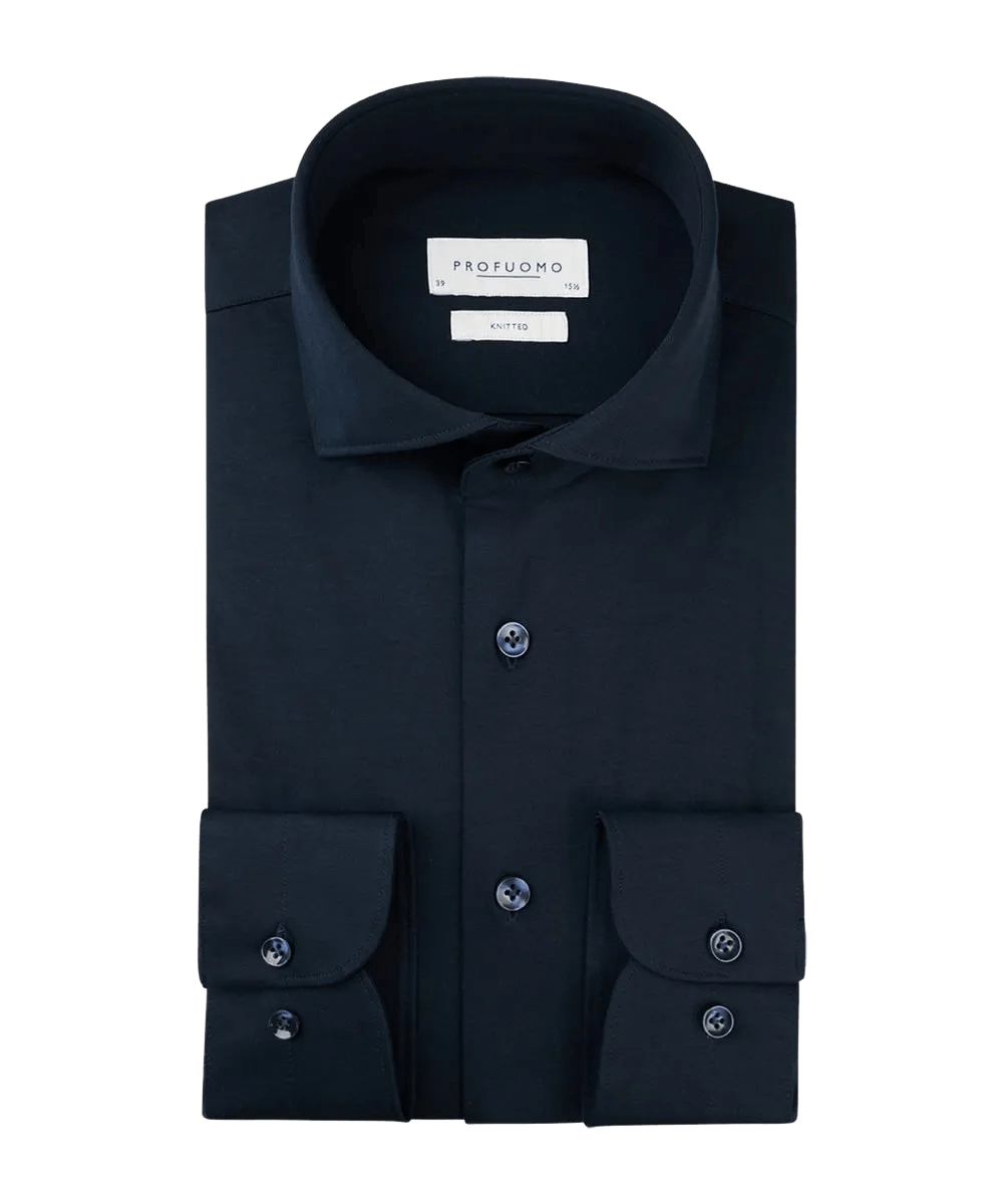 Profuomo overhemd donkerblauw katoen The Society Shop
