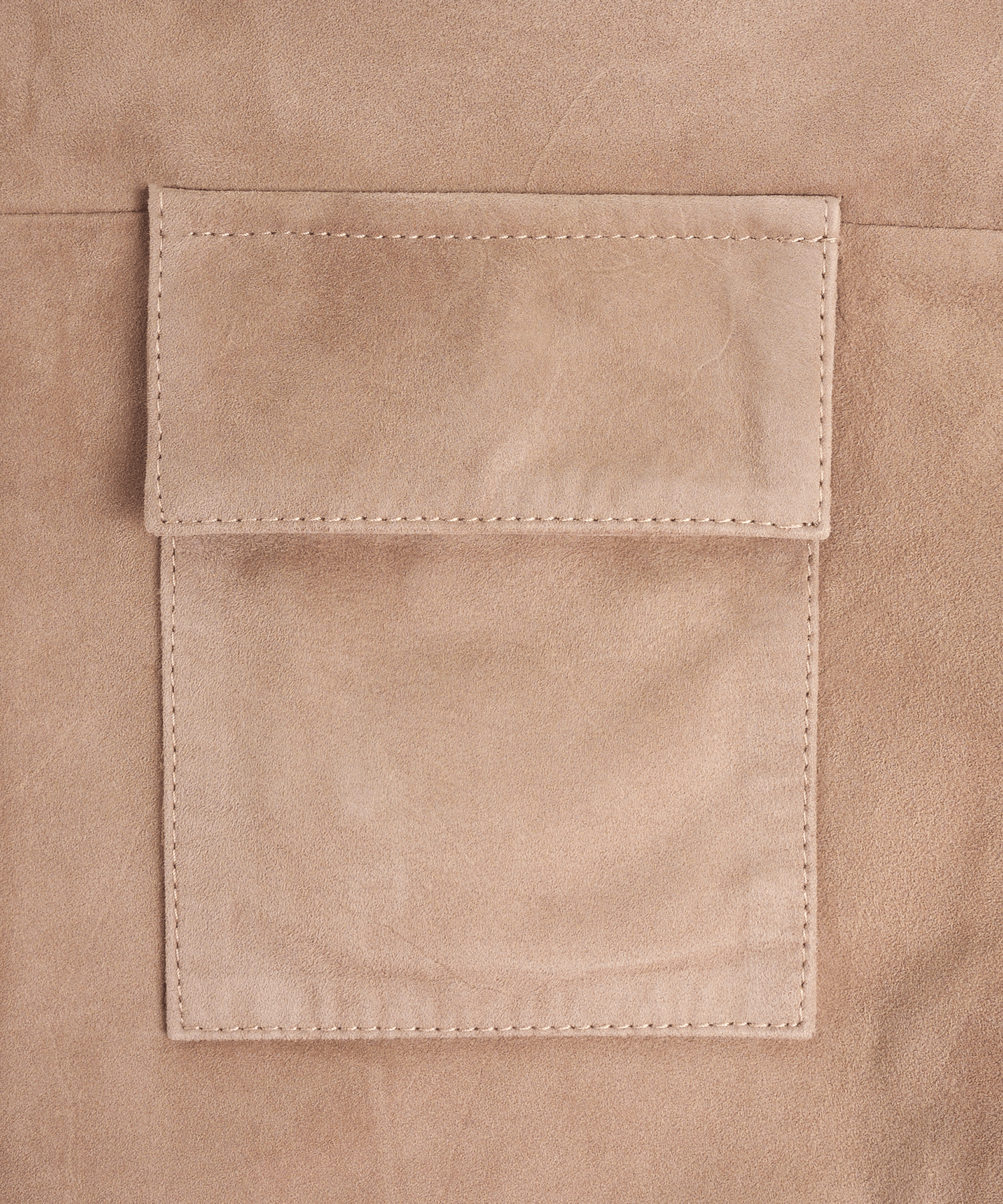 Overshirt suède beige