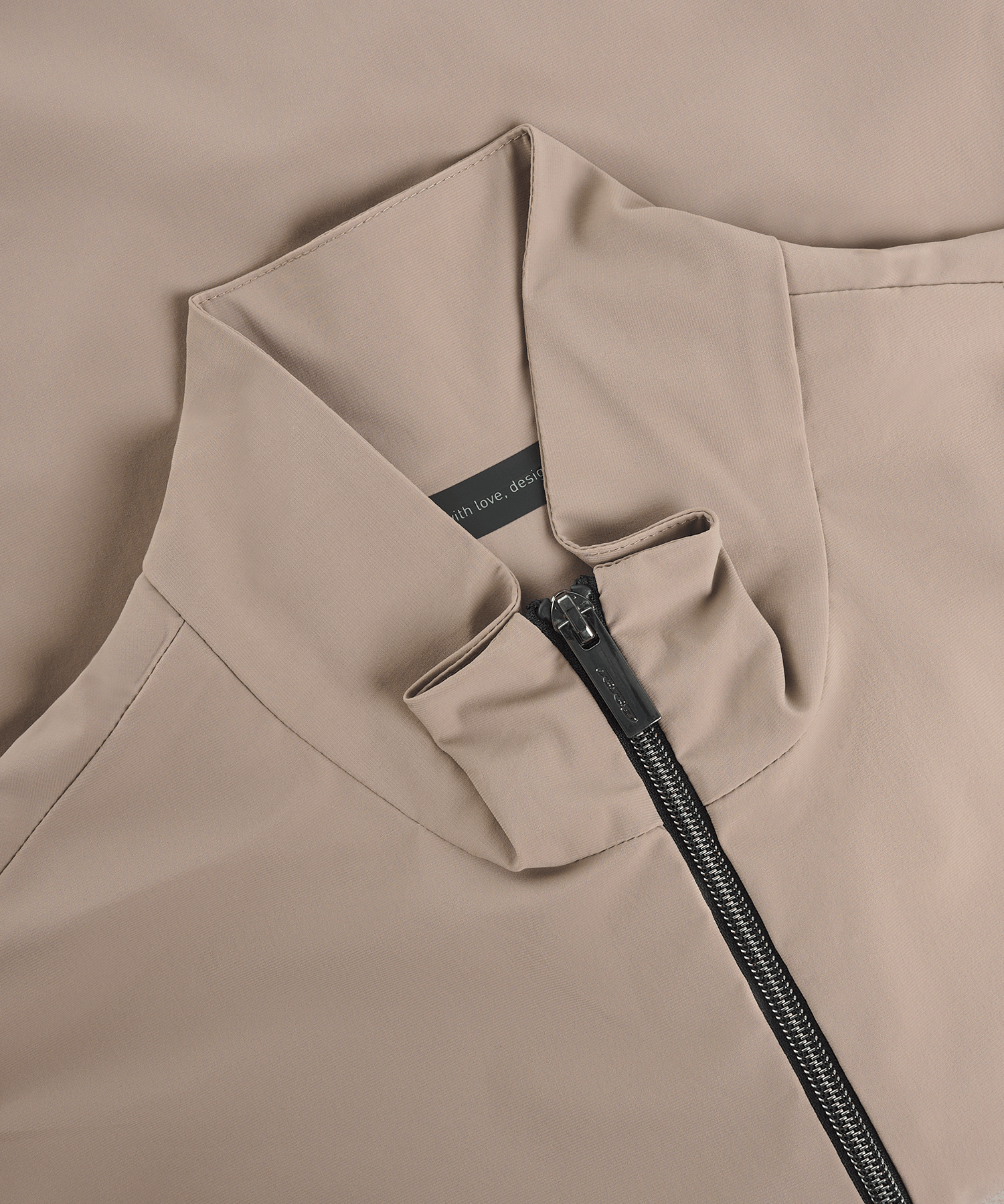 Jas stretch techfabric beige