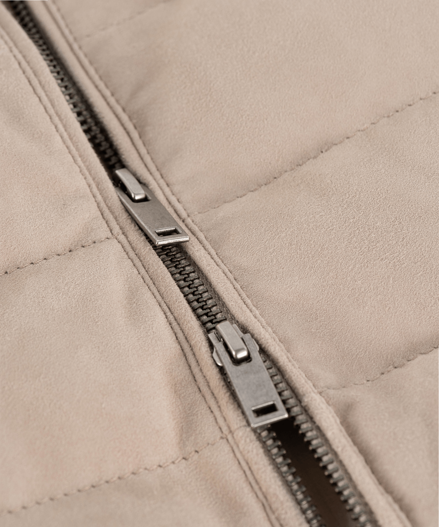 BODYWARMER SUEDE L / Beige / taupe