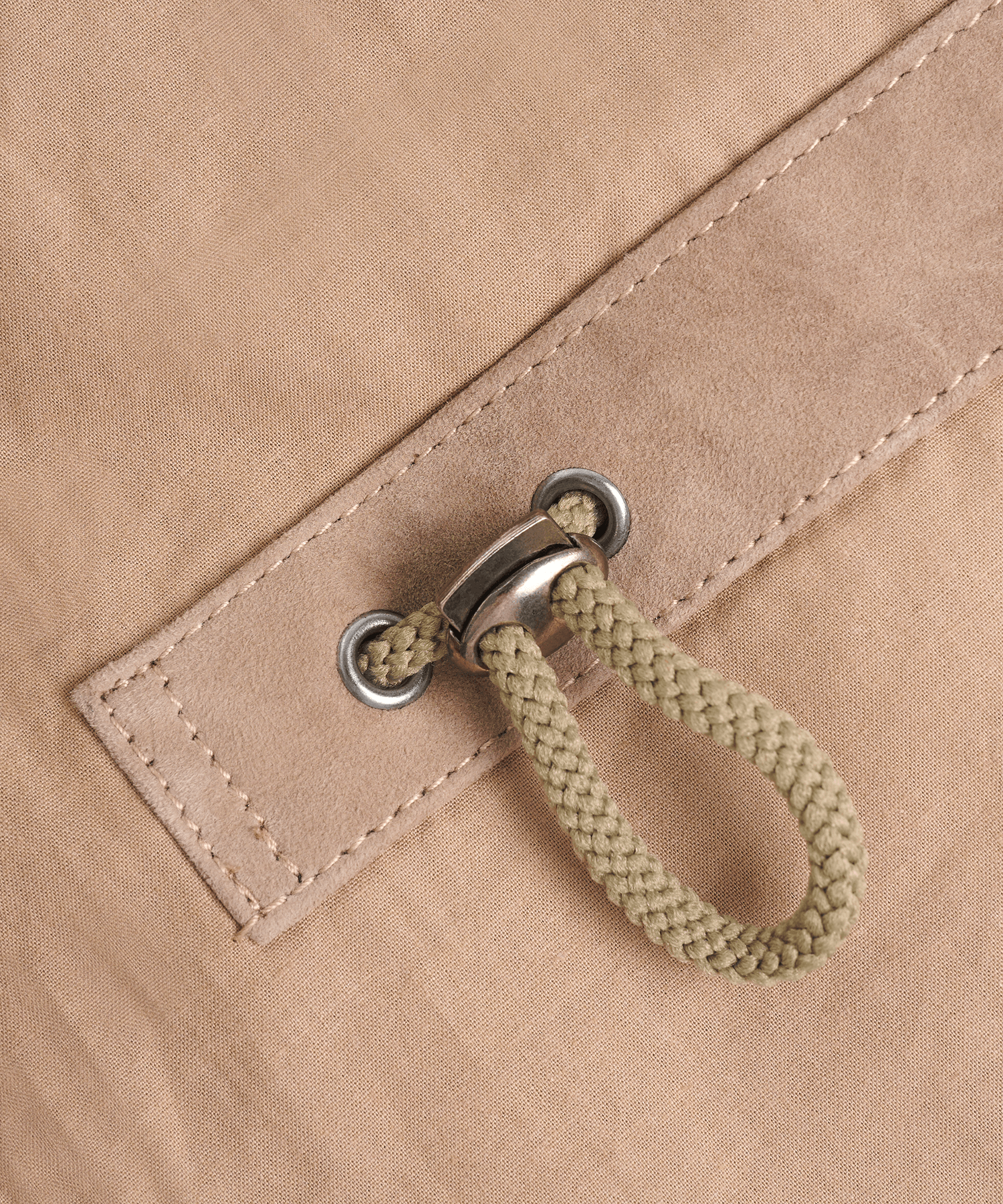 Field jacket suède beige