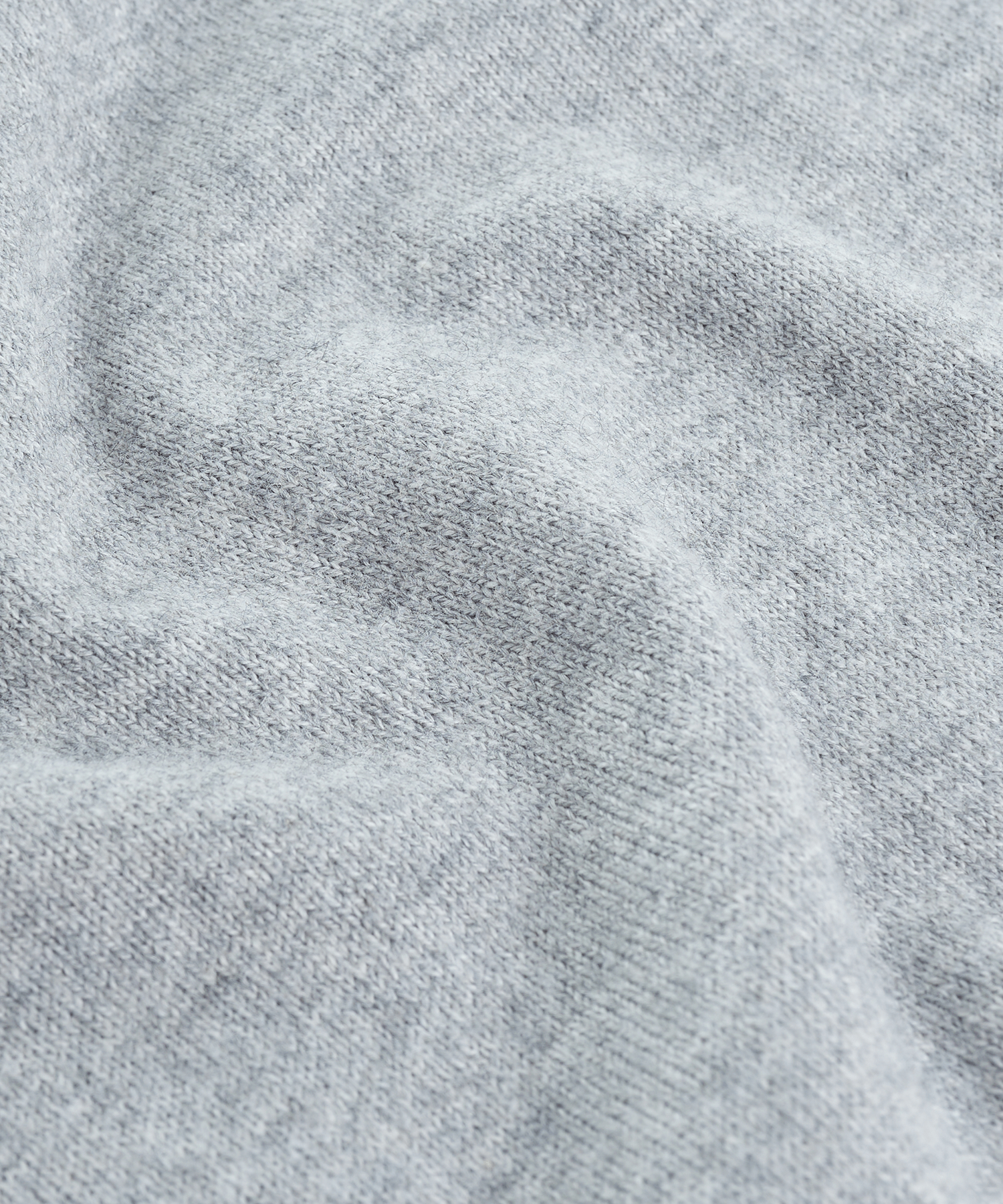 Trui v-neck katoen/kasjmier grijs