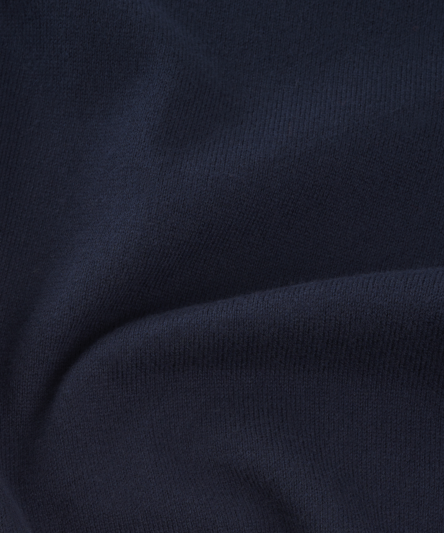 Trui crewneck katoen/kasjmier neat navy