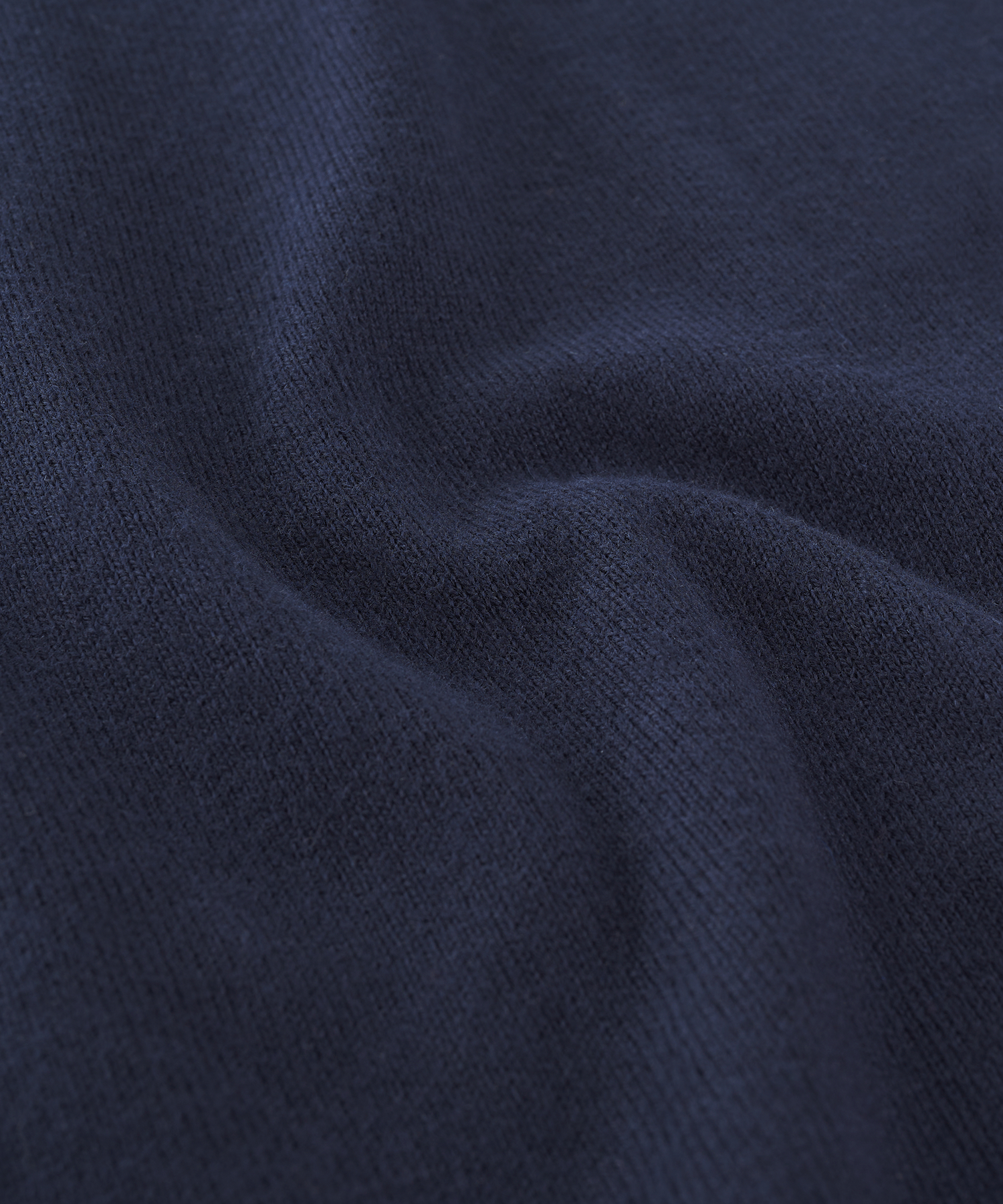 Vest donkerblauw katoen en kasjmier