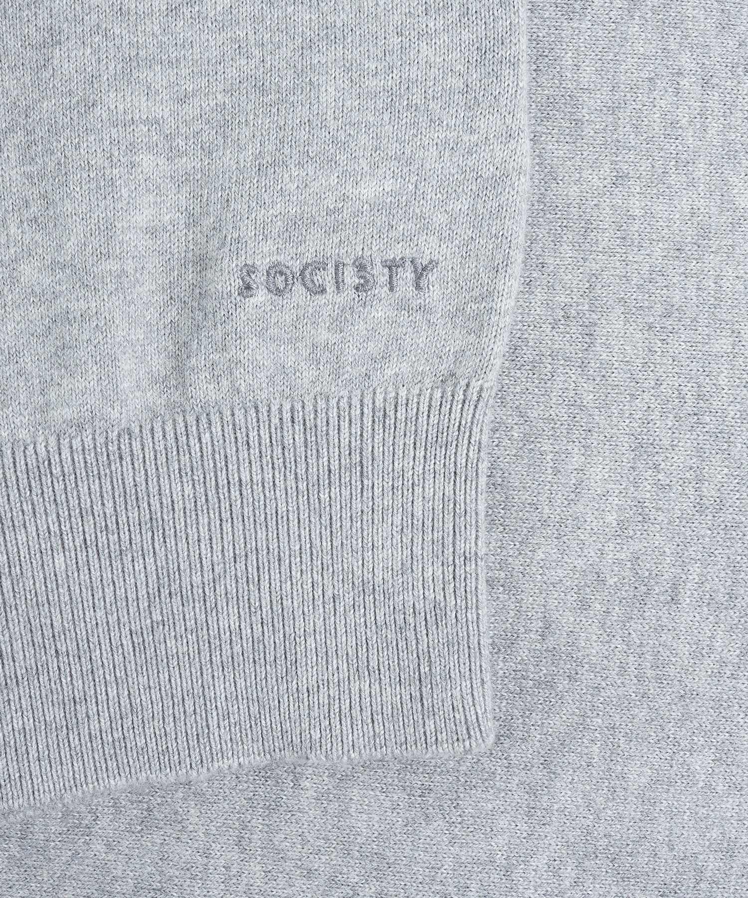 Vest lichtgrijs katoen en kasjmier