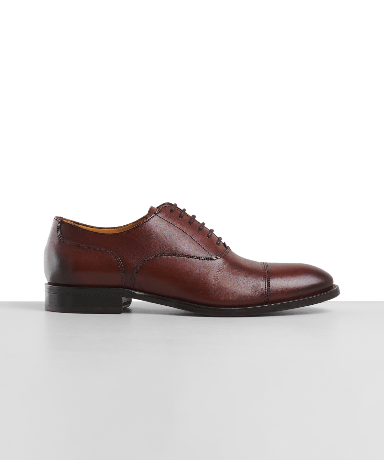 Schoenen cognac kalfsleder