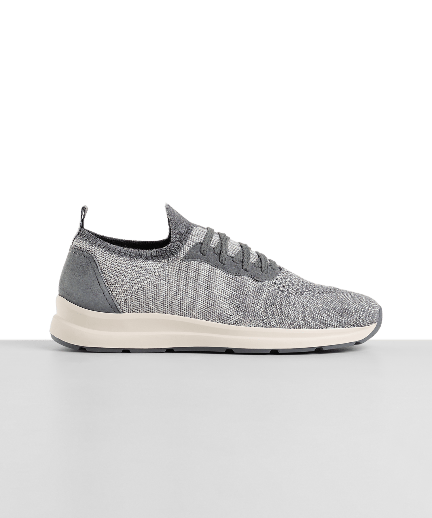 Sneakers grijs wol en katoen