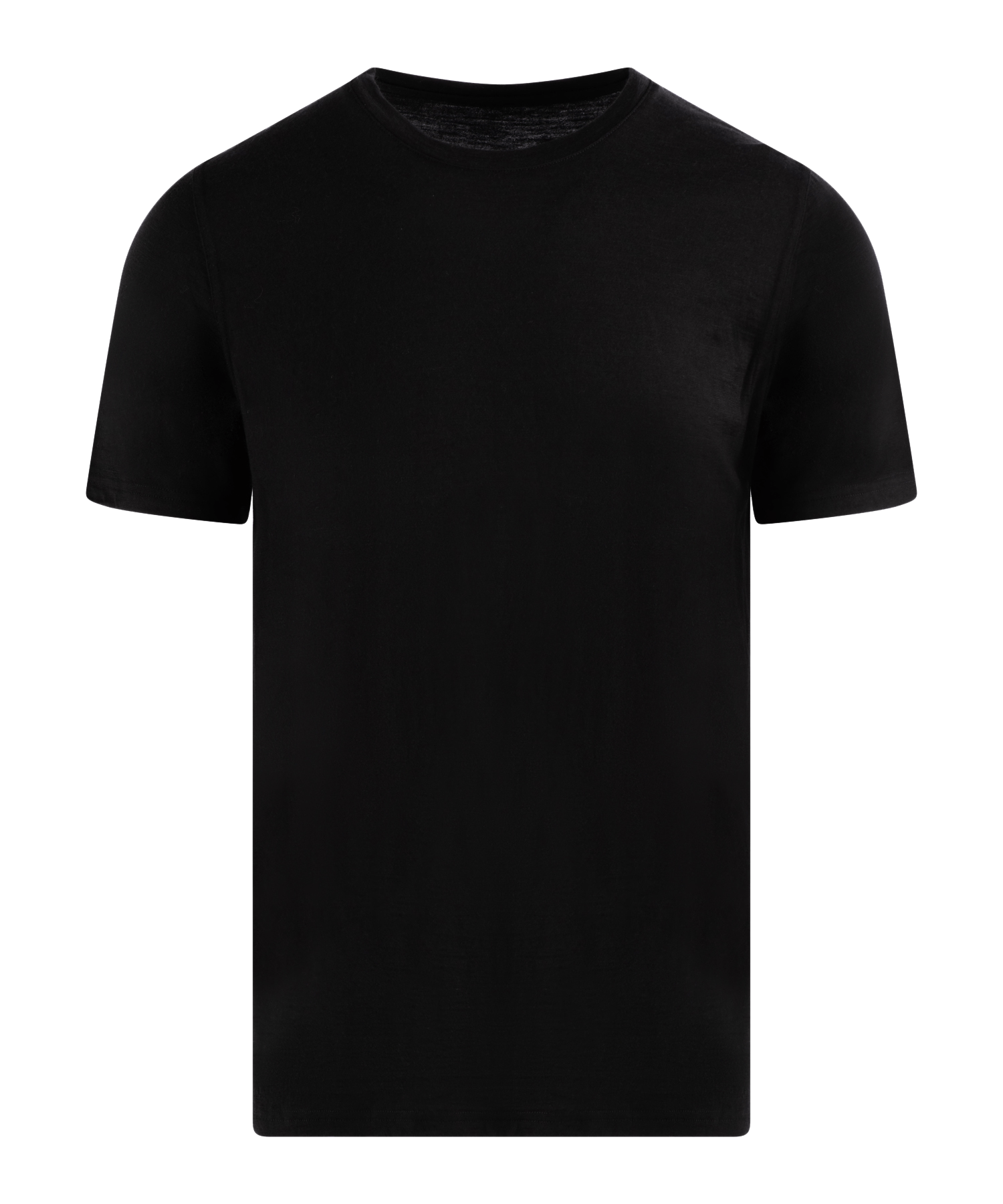 T shirt merinowol zwart