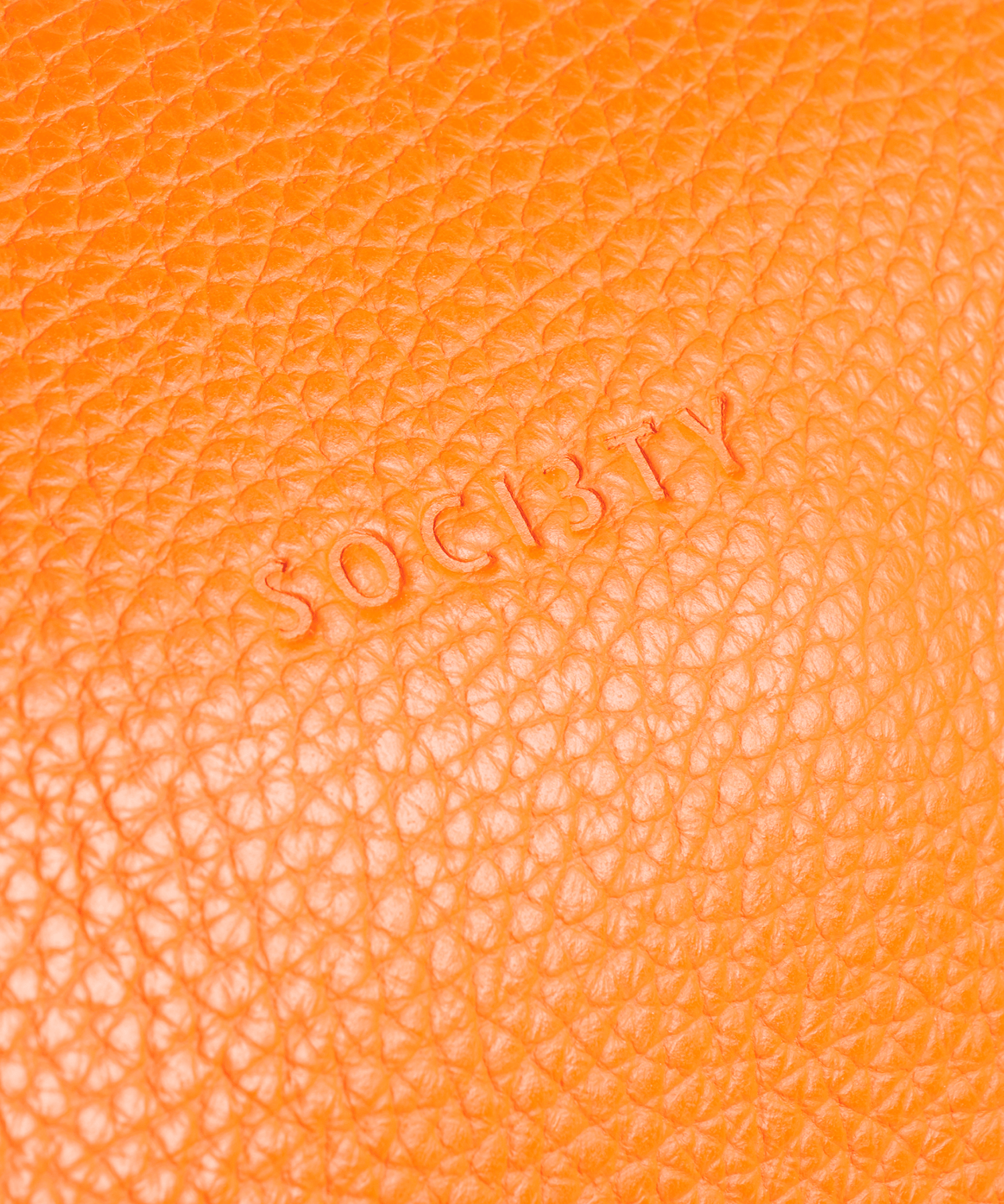 SOCI3TY reistas oranje leer