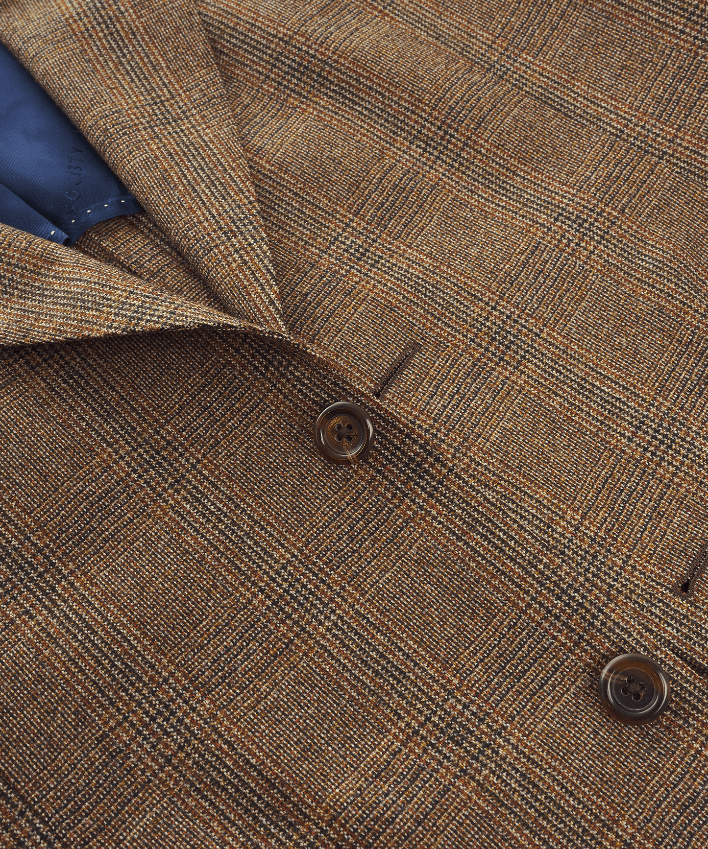Tweedelig pak bruin tweed