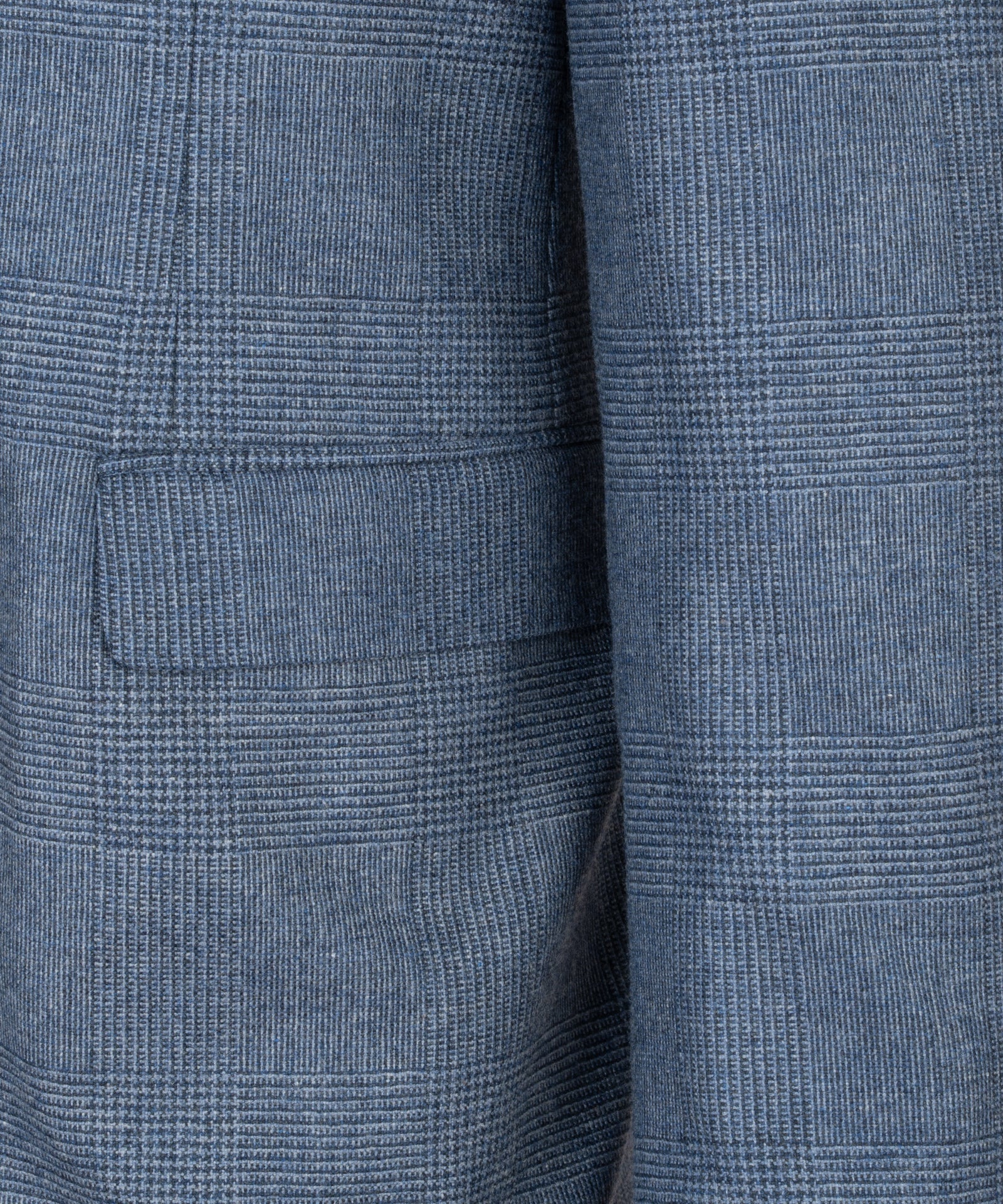 Pak Zegna Trofeo Cashmere blauw Prince of Wales