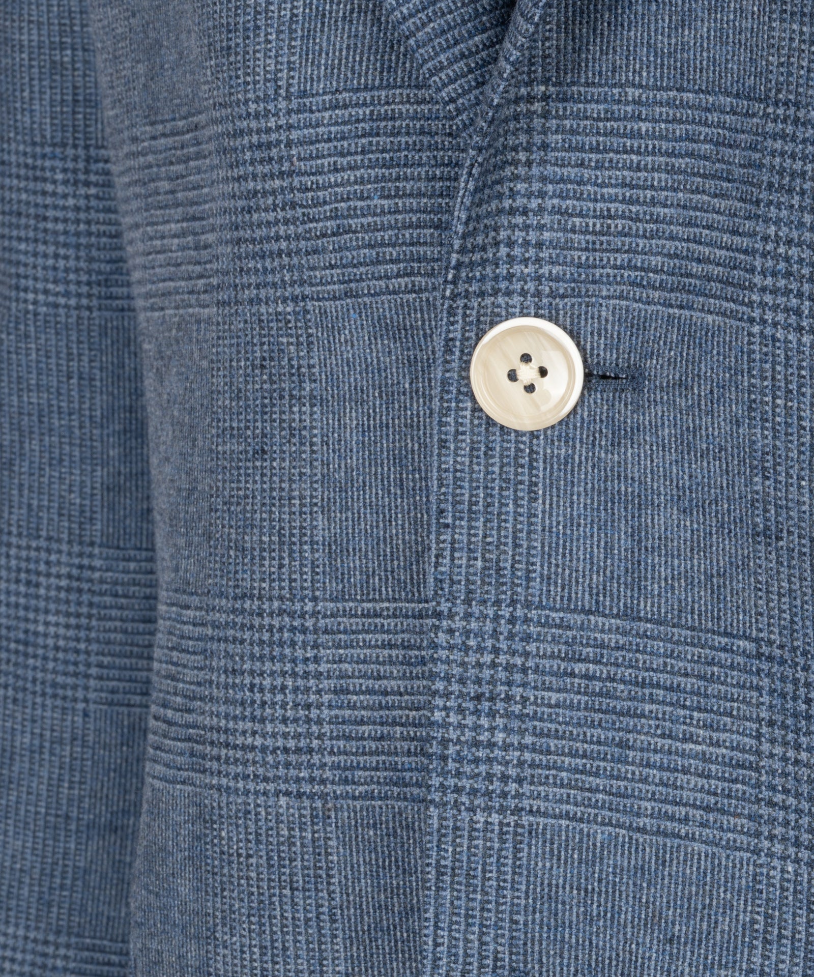 Pak Zegna Trofeo Cashmere blauw Prince of Wales